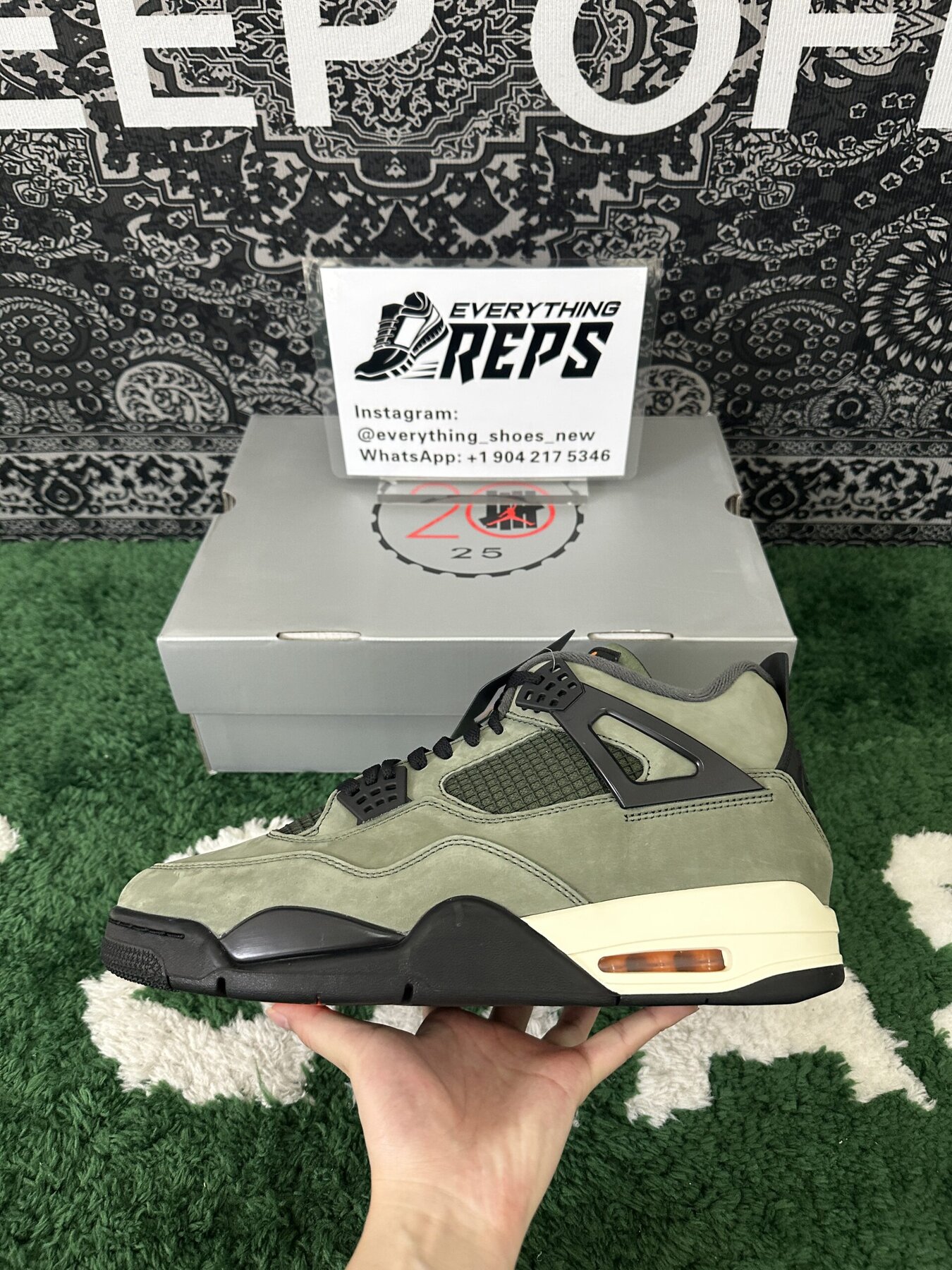 Undefeated x AJ4 Retro OG SP (2025) - Image 4