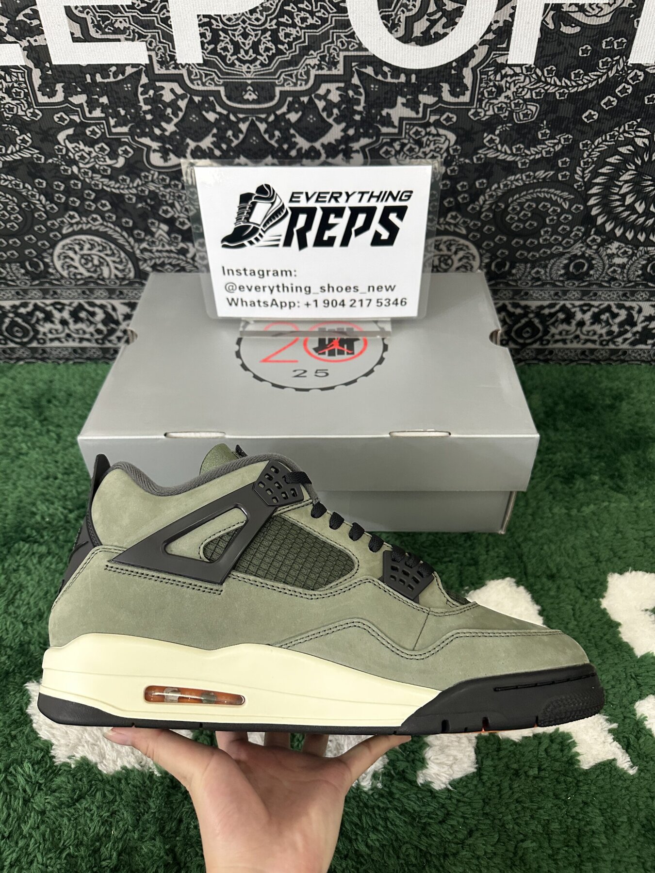 Undefeated x AJ4 Retro OG SP (2025) - Image 3