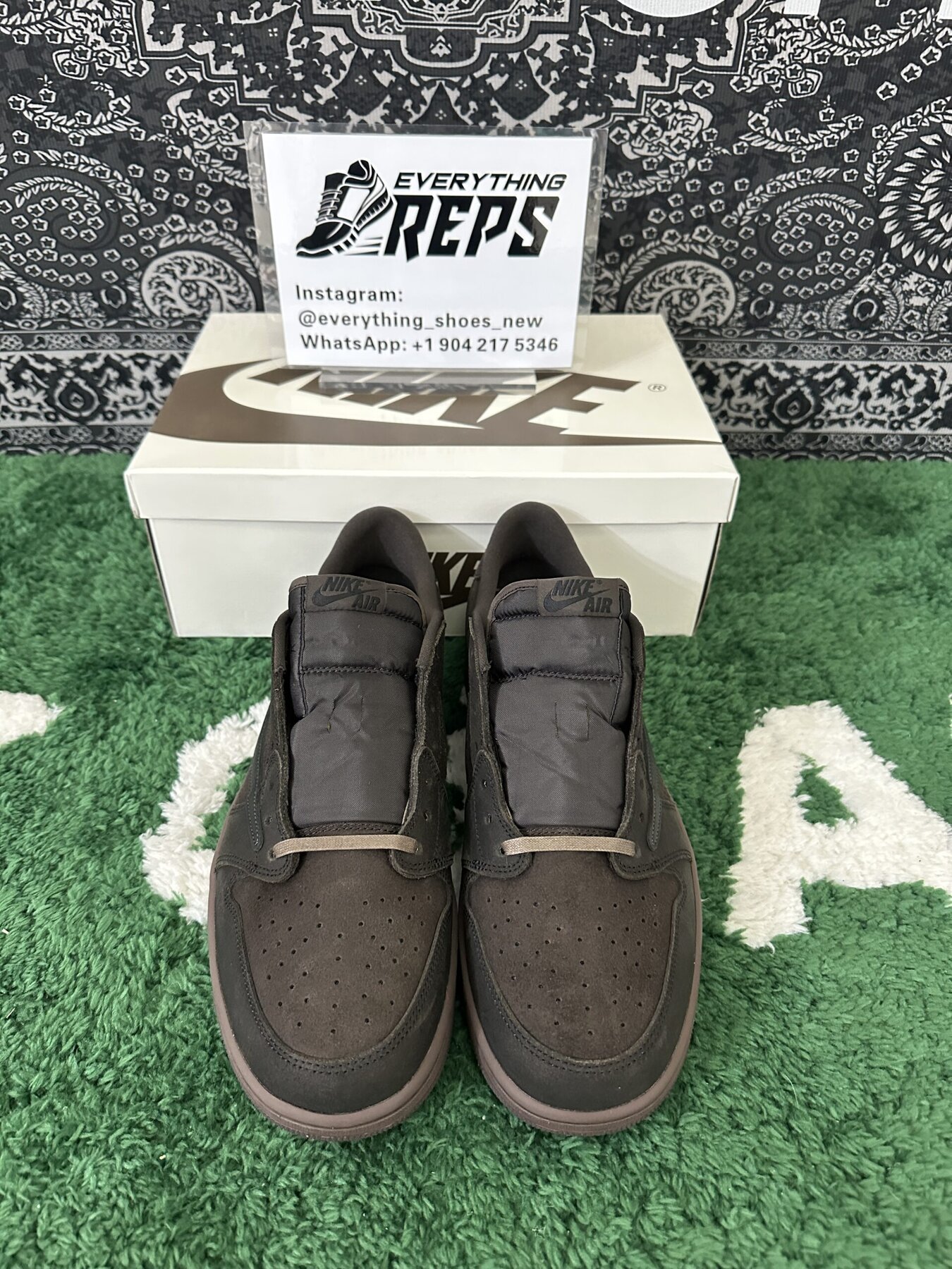 LJR BATCH (USA) TS x AJ1 Retro Low OG SP Velvet Brown - Image 5
