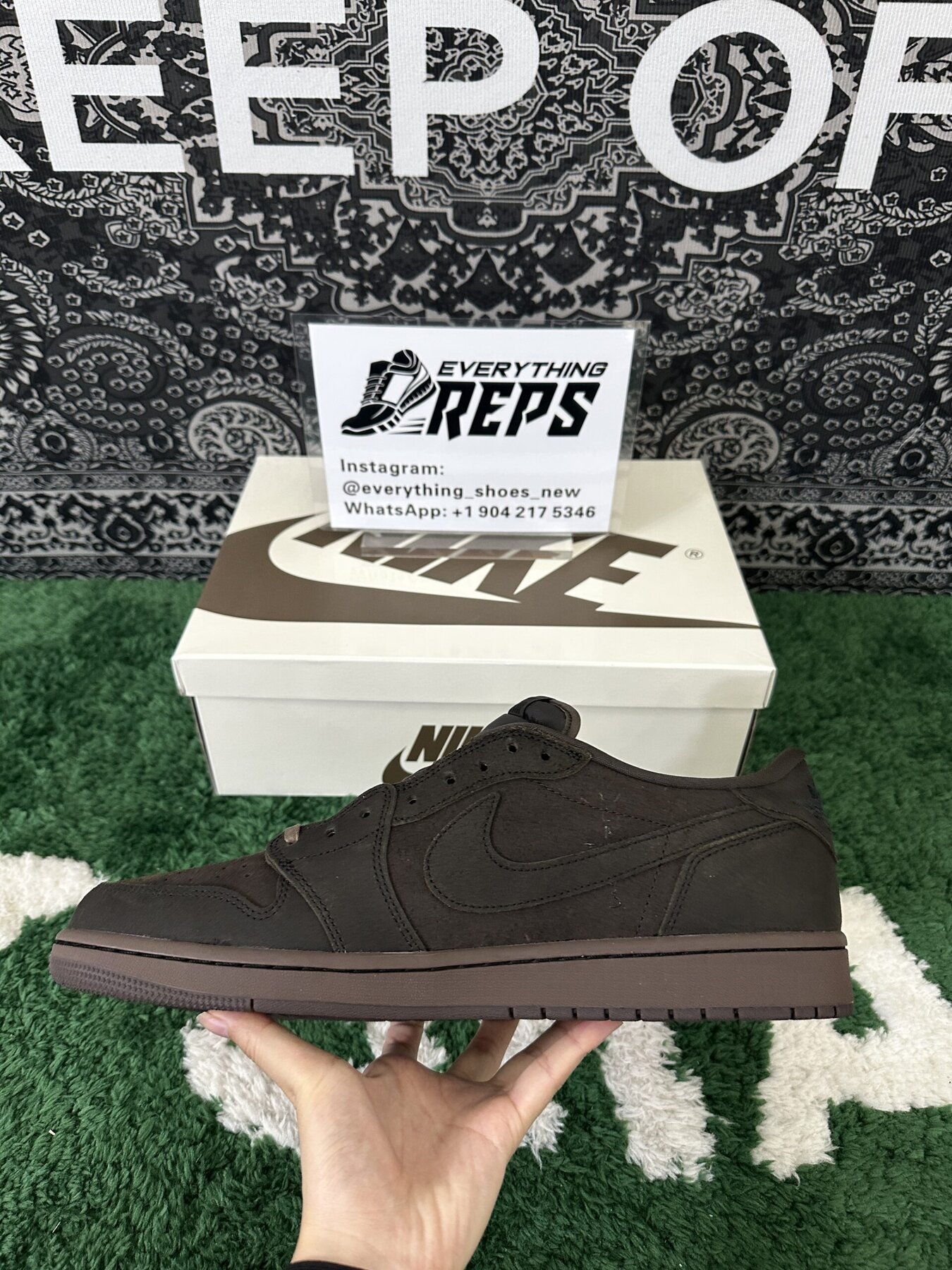 LJR BATCH (USA) TS x AJ1 Retro Low OG SP Velvet Brown - Image 8