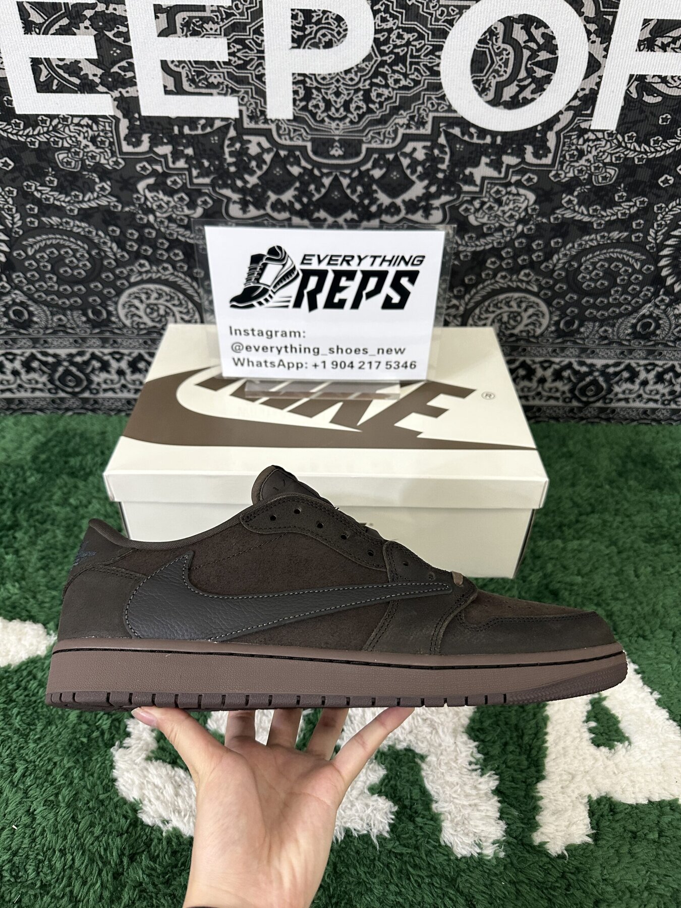 LJR BATCH (USA) TS x AJ1 Retro Low OG SP Velvet Brown - Image 9