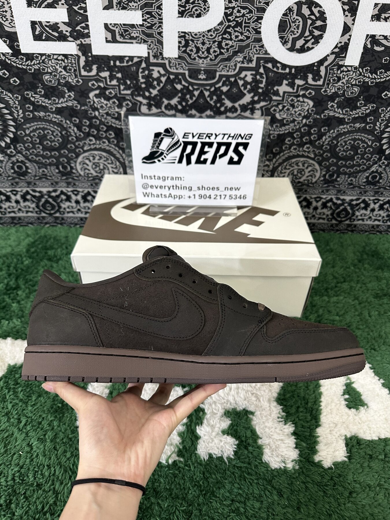LJR BATCH (USA) TS x AJ1 Retro Low OG SP Velvet Brown - Image 4