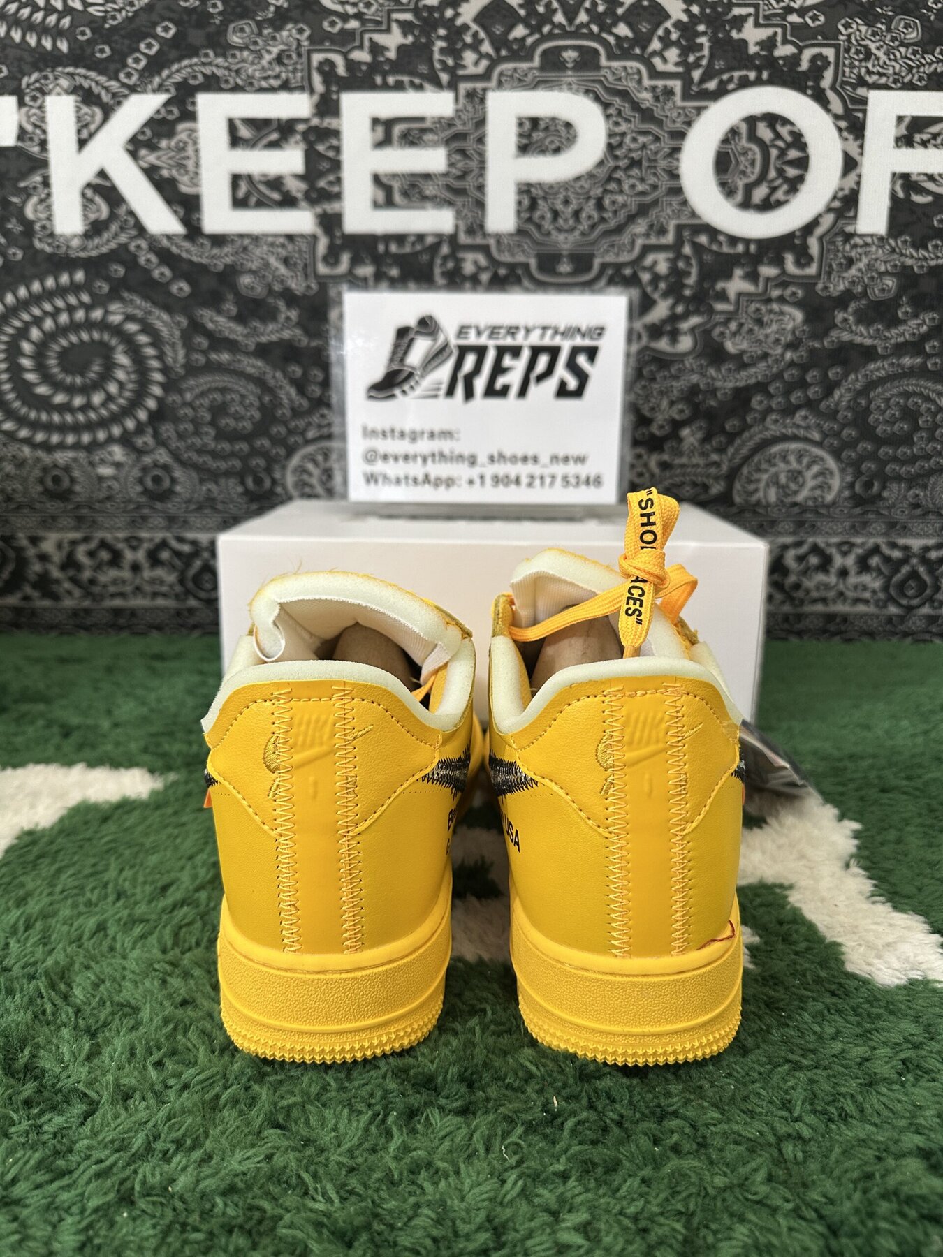 Air Force 1 Low OFF-WHITE University Gold Metallic Silver - Image 5