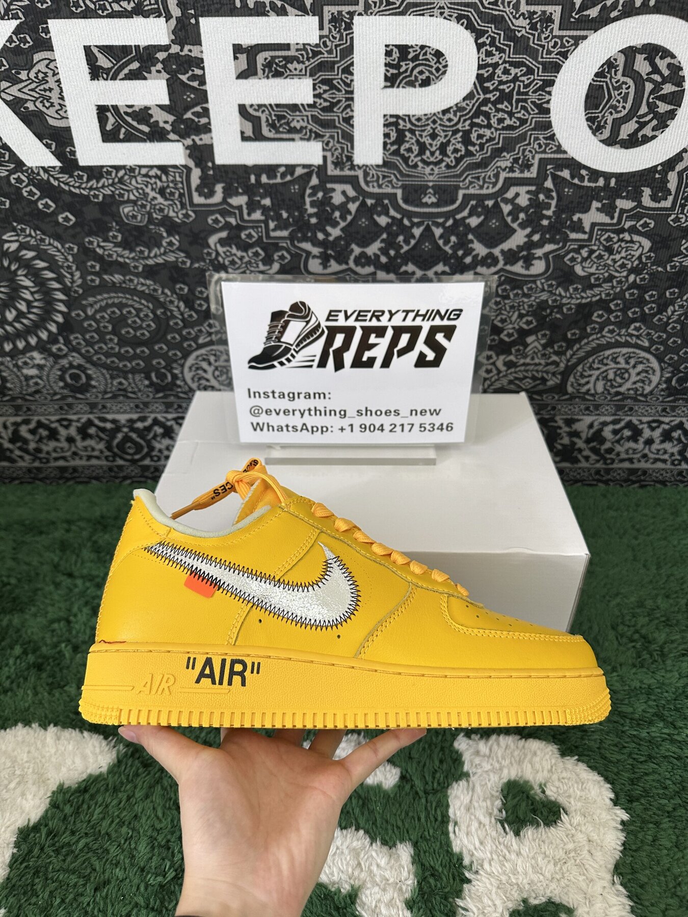 Air Force 1 Low OFF-WHITE University Gold Metallic Silver - Image 3