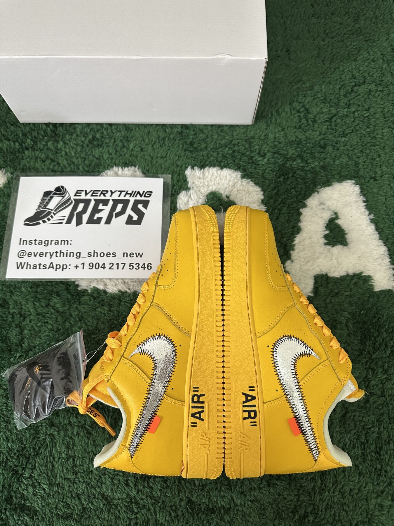 Air Force 1 Low OFF-WHITE University Gold Metallic Silver - Image 8