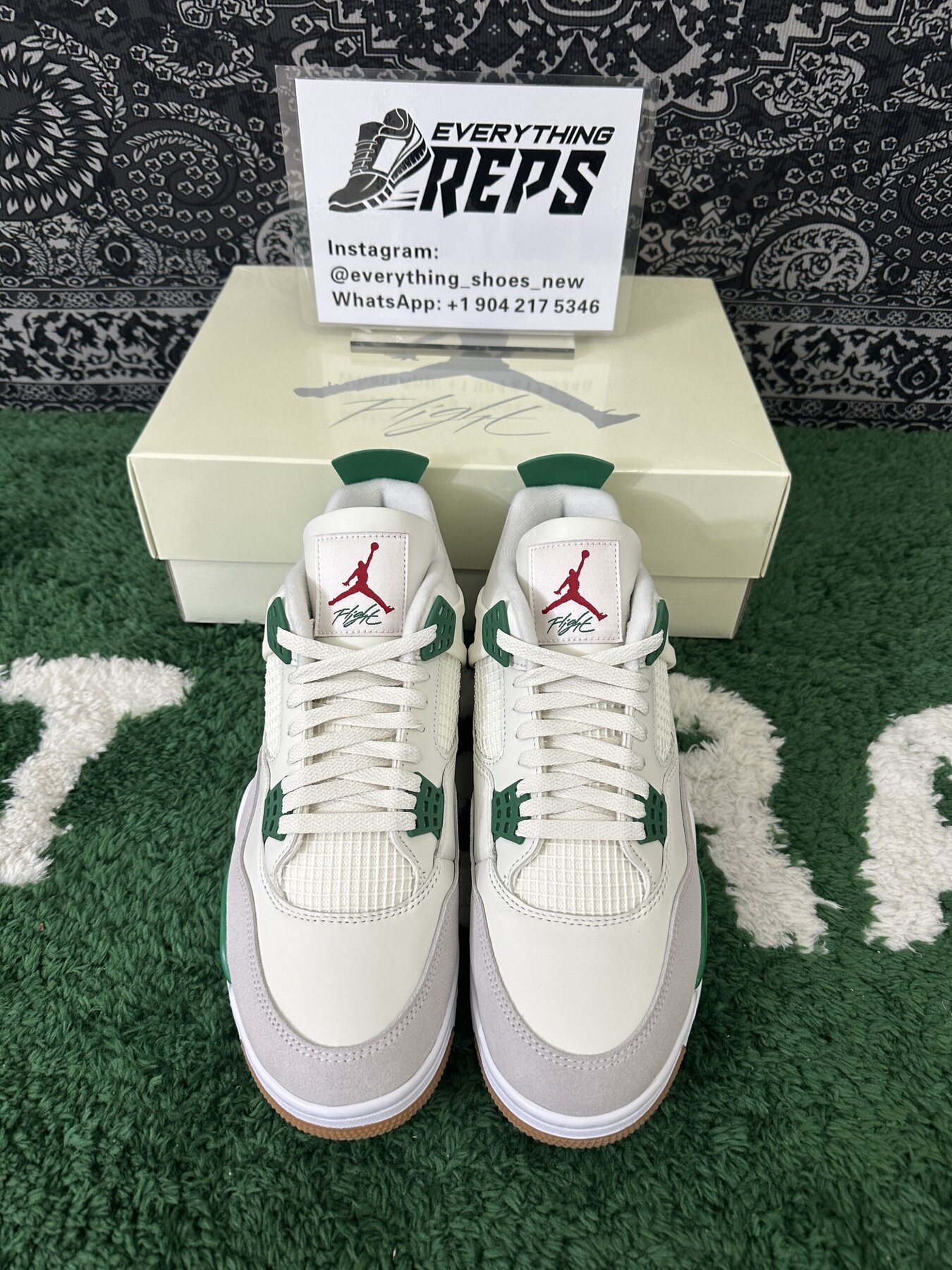 AJ4 Retro SB Pine Green - Image 2