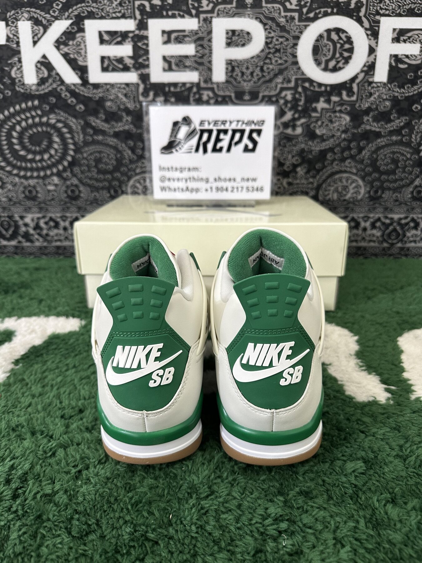 AJ4 Retro SB Pine Green - Image 9