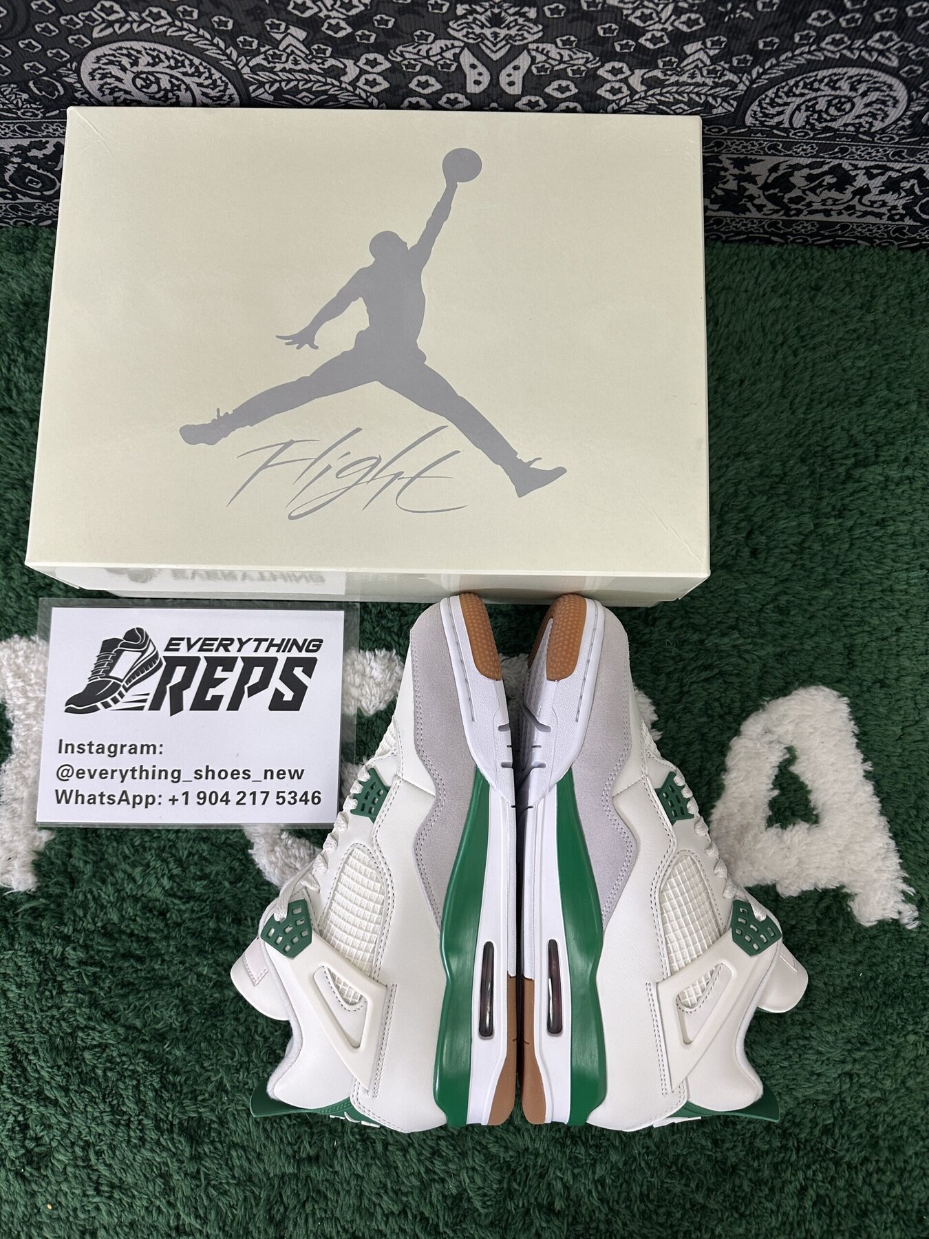 AJ4 Retro SB Pine Green - Image 4