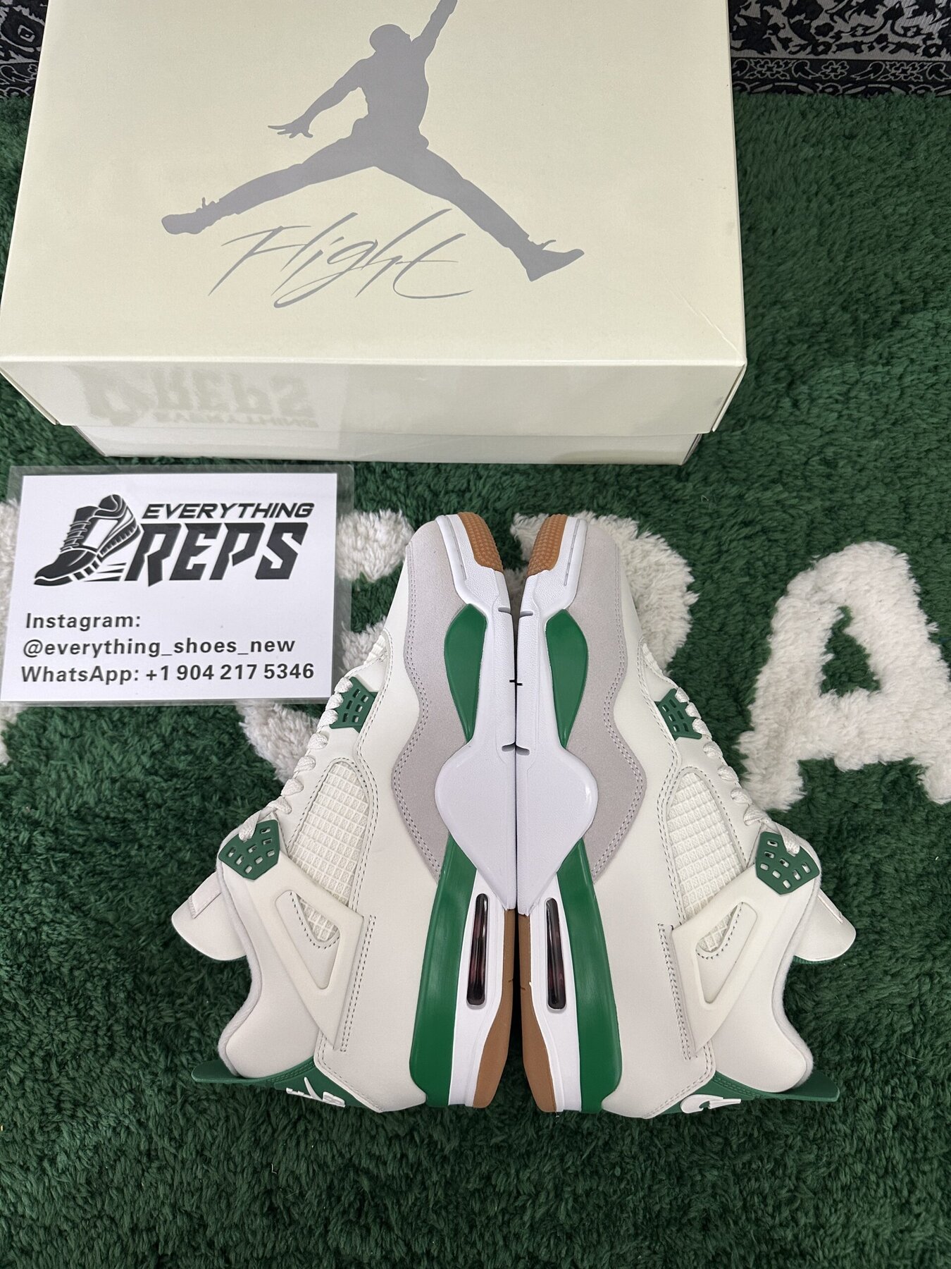 AJ4 Retro SB Pine Green - Image 3