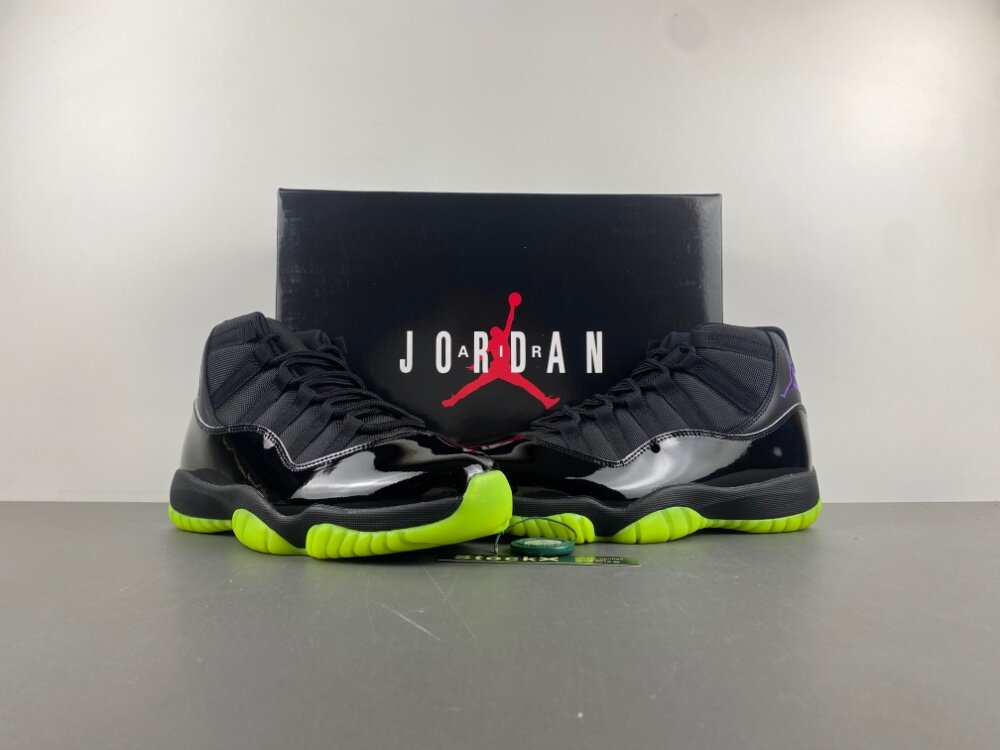 AJ11 'Black/Barely Volt' - Image 7