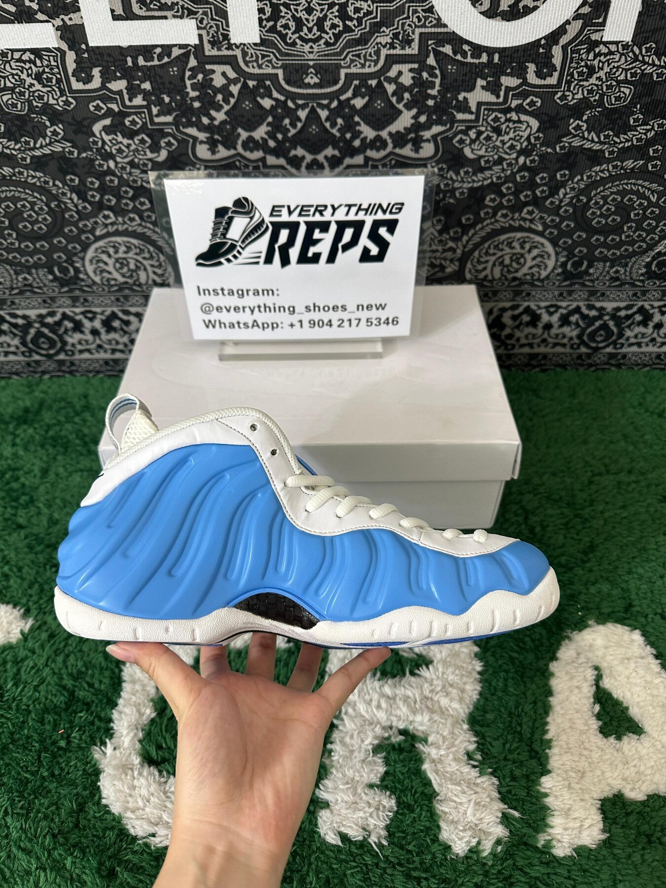 Air Foamposite Pro University Blue - Image 8