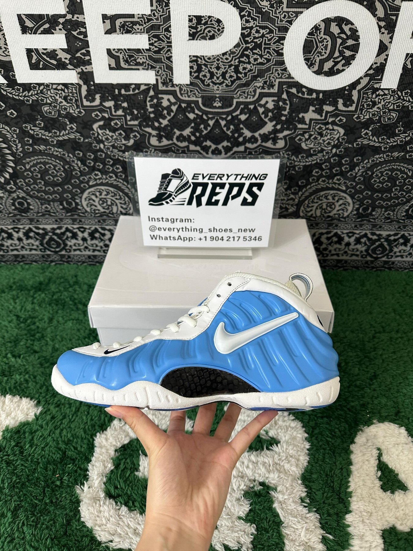 Air Foamposite Pro University Blue - Image 7