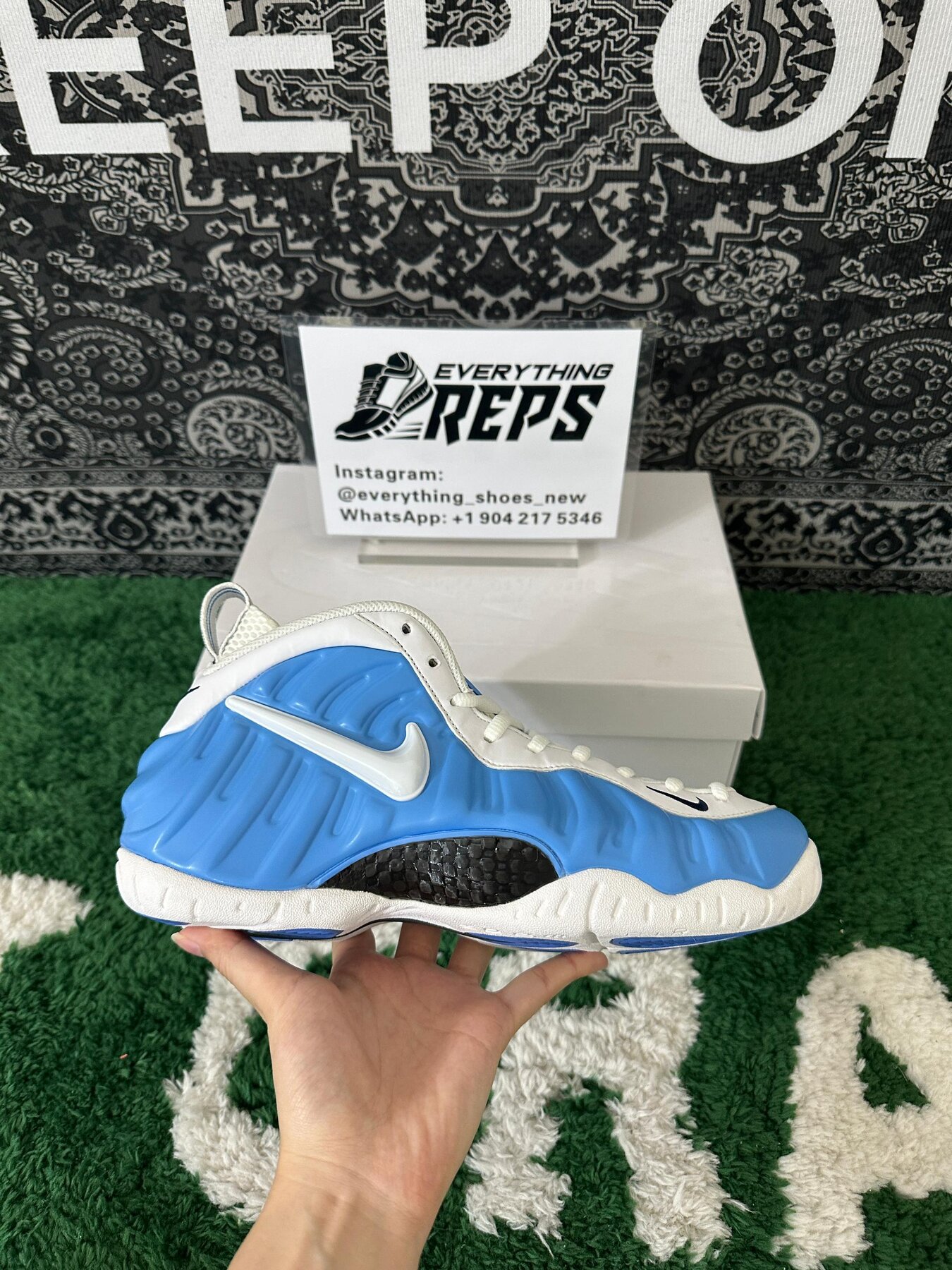 Air Foamposite Pro University Blue - Image 6
