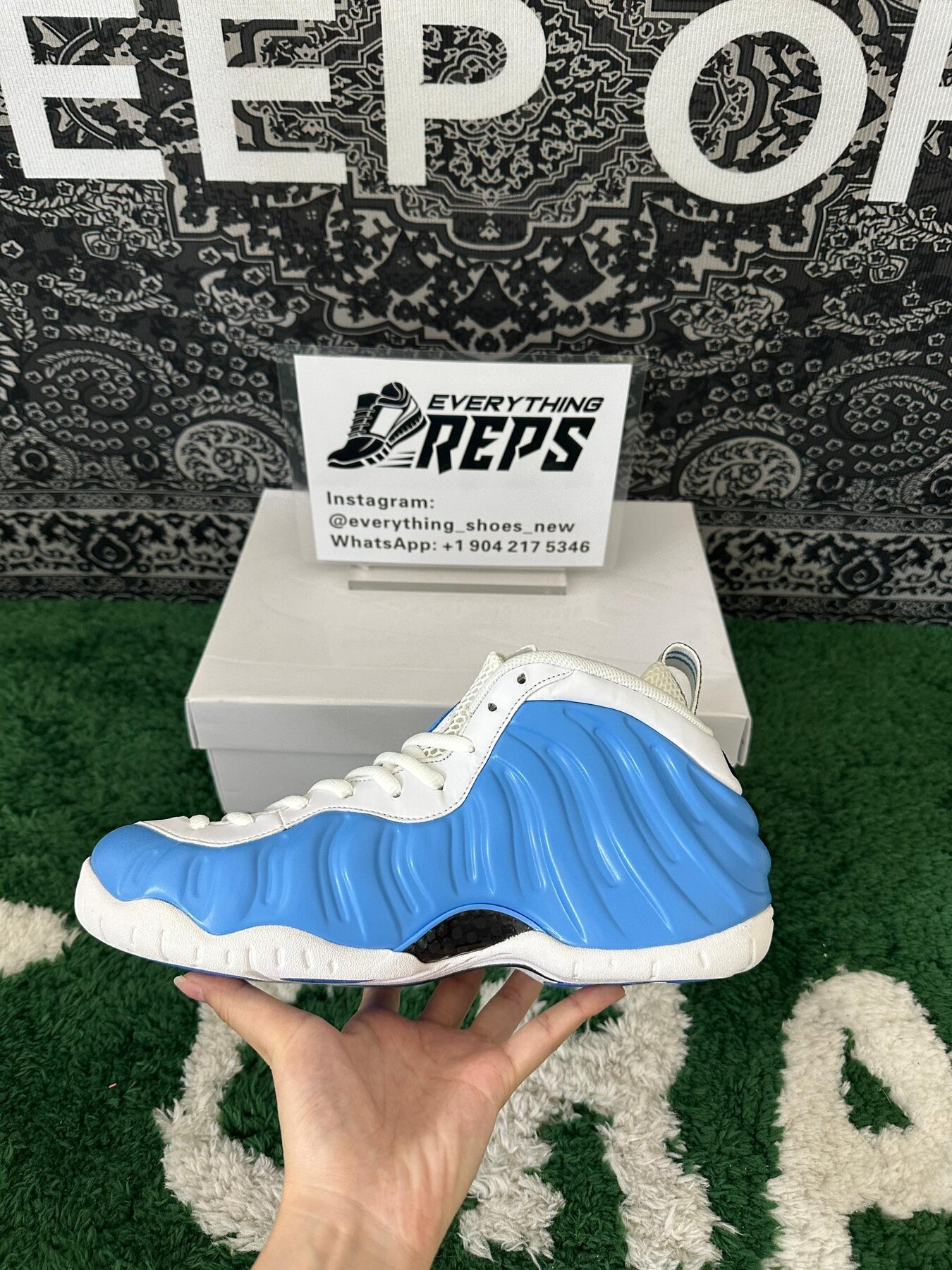 Air Foamposite Pro University Blue - Image 5