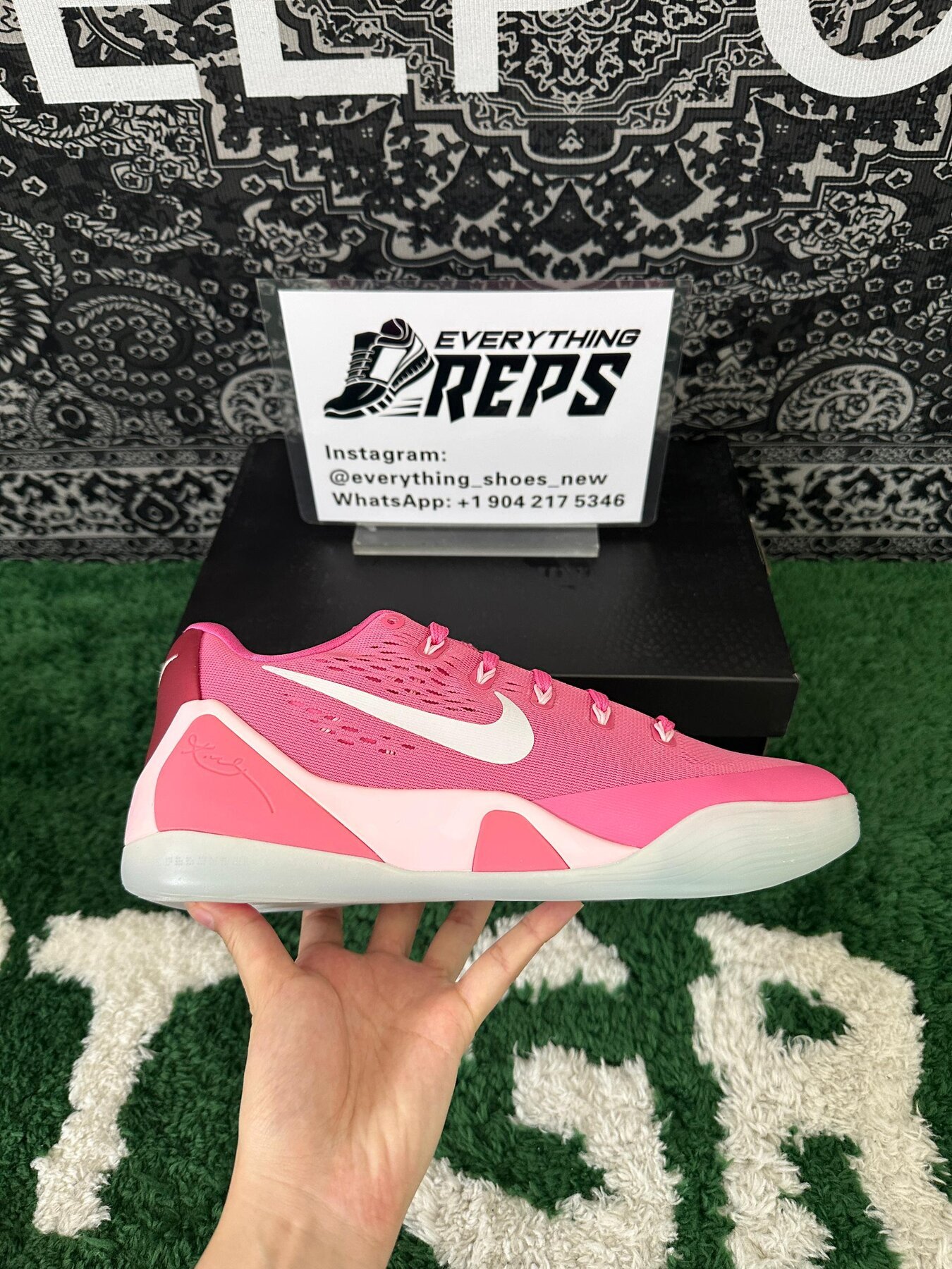 Kobe 9 EM Low Protro Kay Yow Think Pink - Image 7