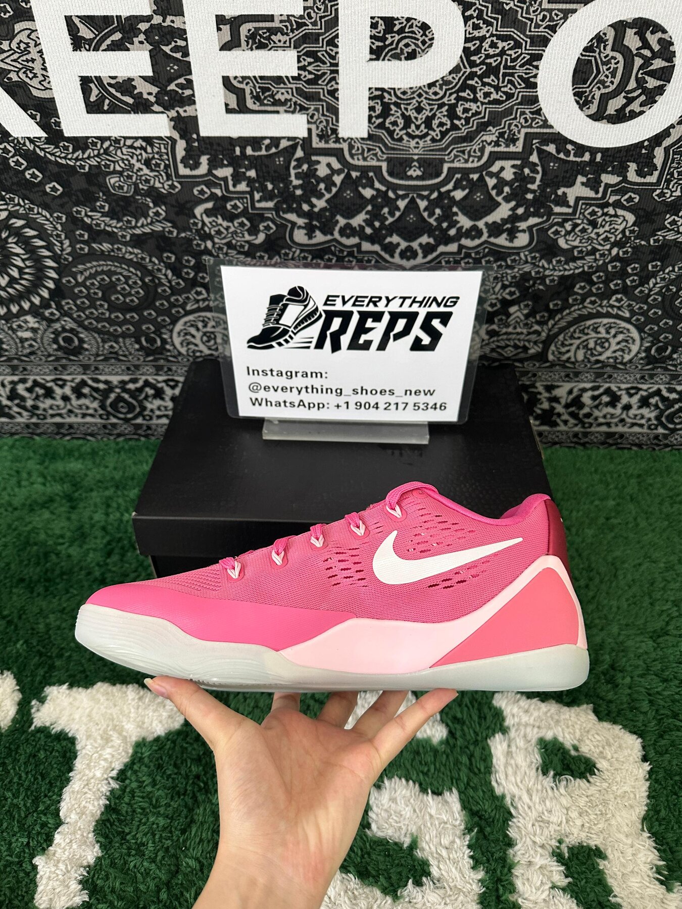Kobe 9 EM Low Protro Kay Yow Think Pink - Image 6