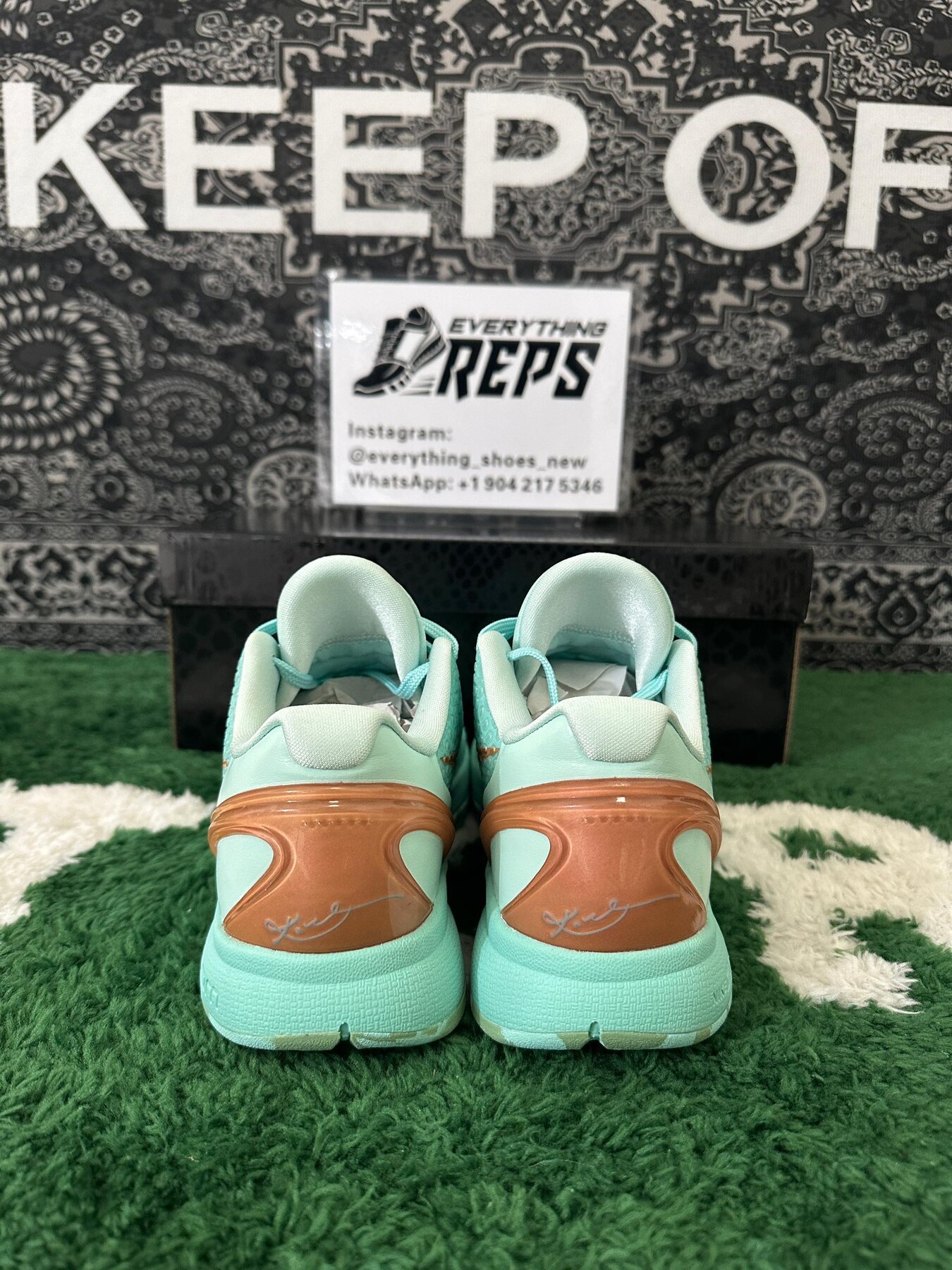 Jalen Brunson's Kobe 6 Protro Statue of Liberty PE - Image 9