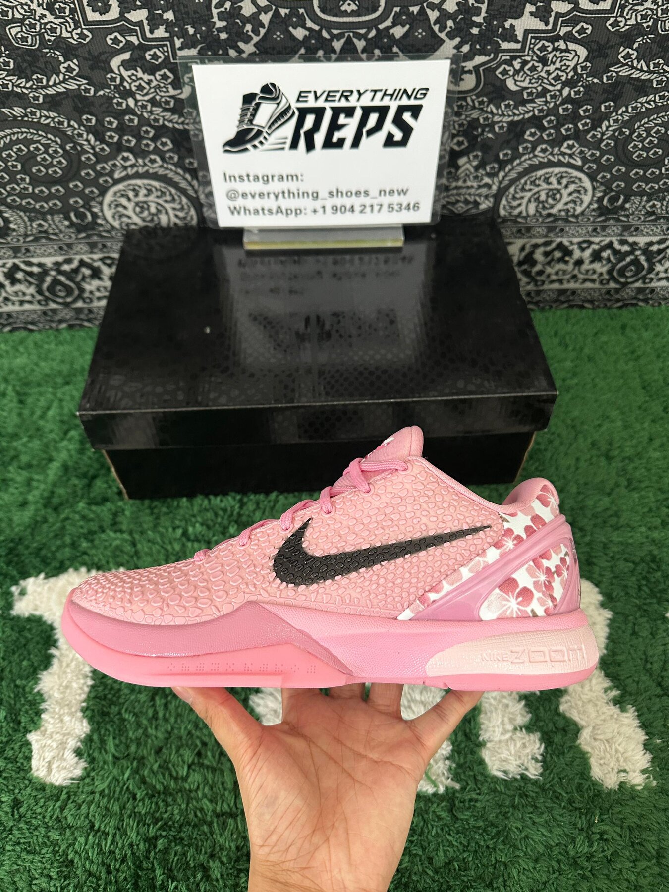 Kobe 6 Protro “Cherry Blossom Grinch” - Image 6