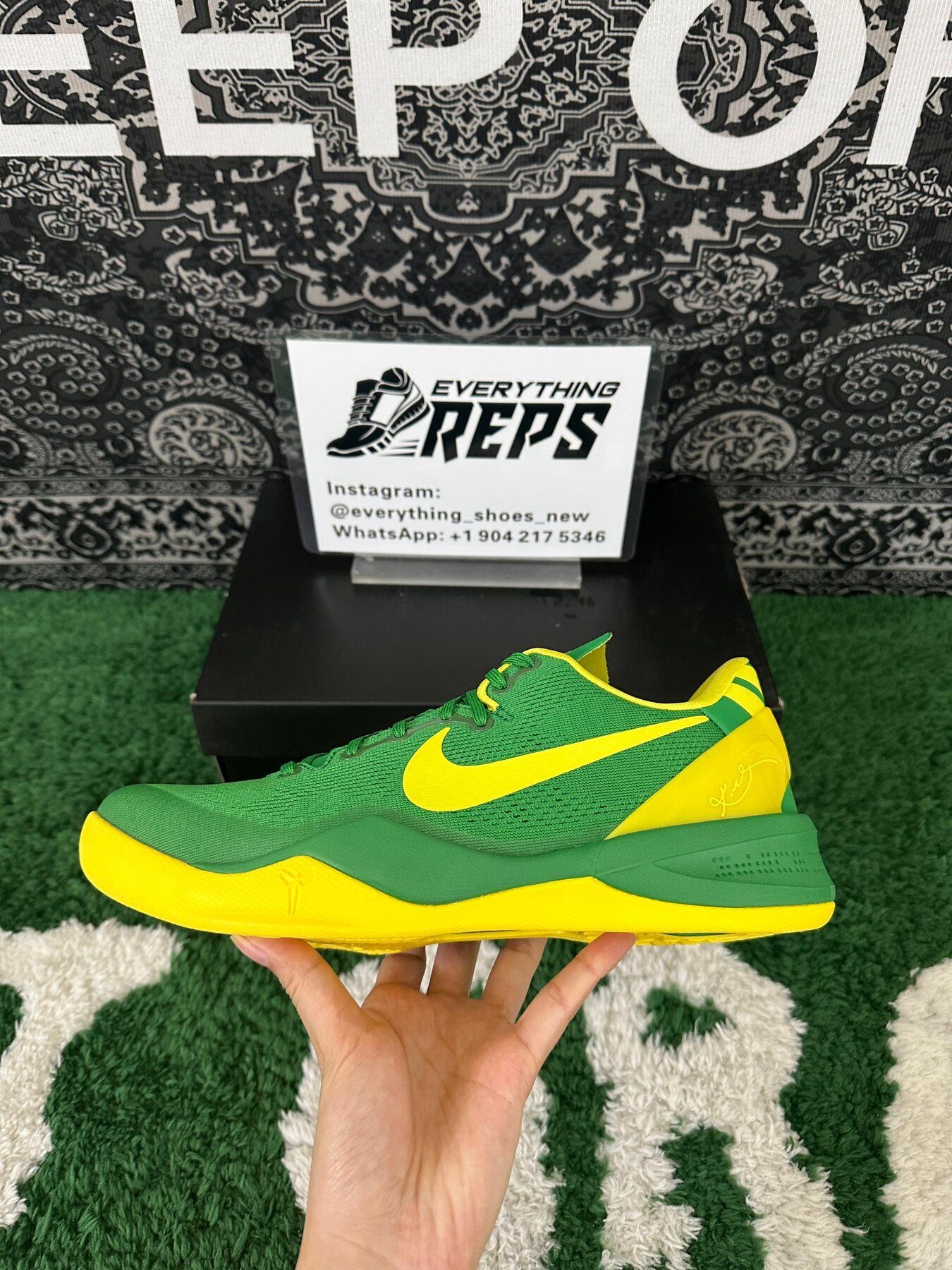 Zoom Kobe Ⅷ System green Yellow - Image 7