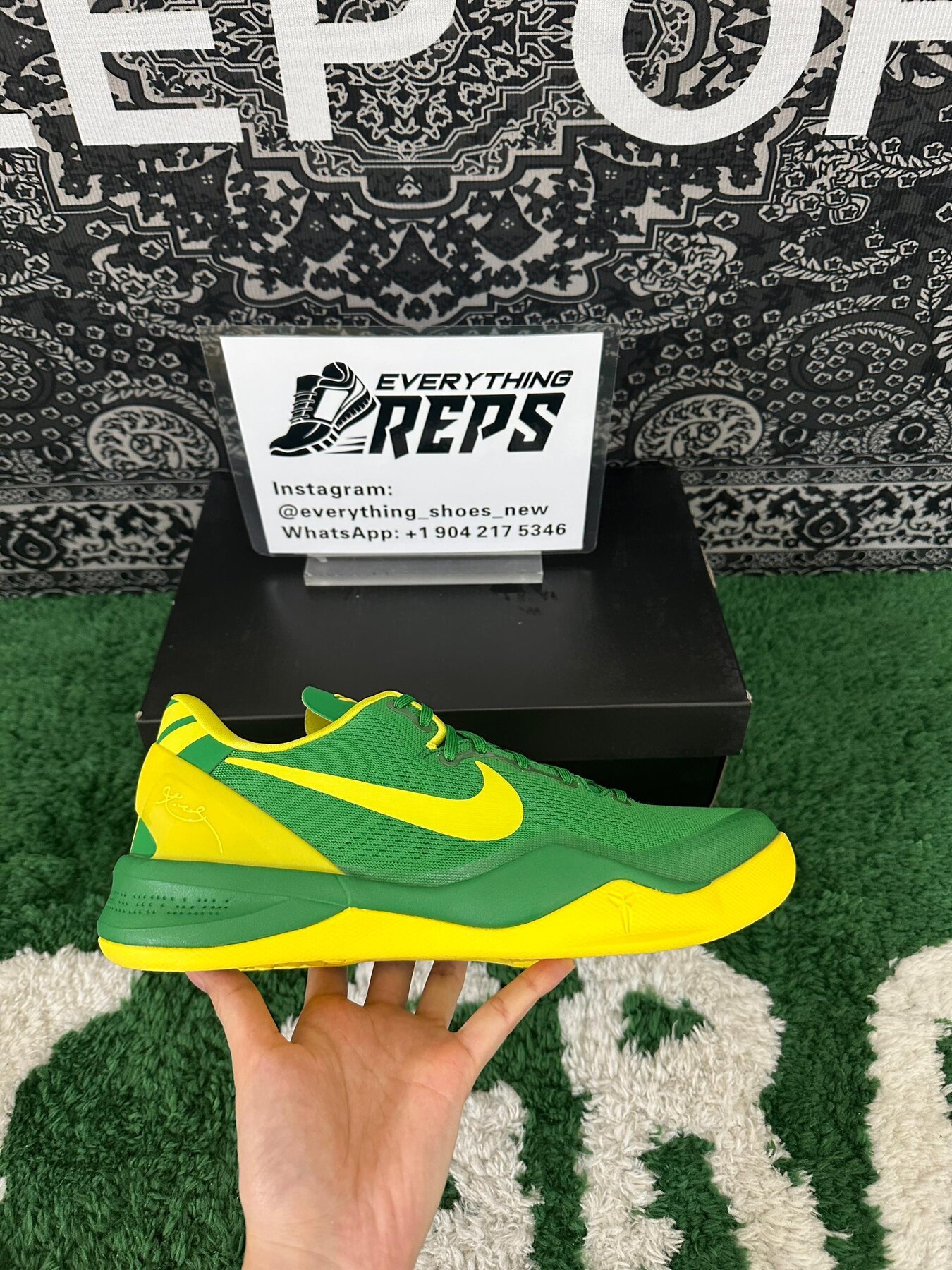 Zoom Kobe Ⅷ System green Yellow - Image 6