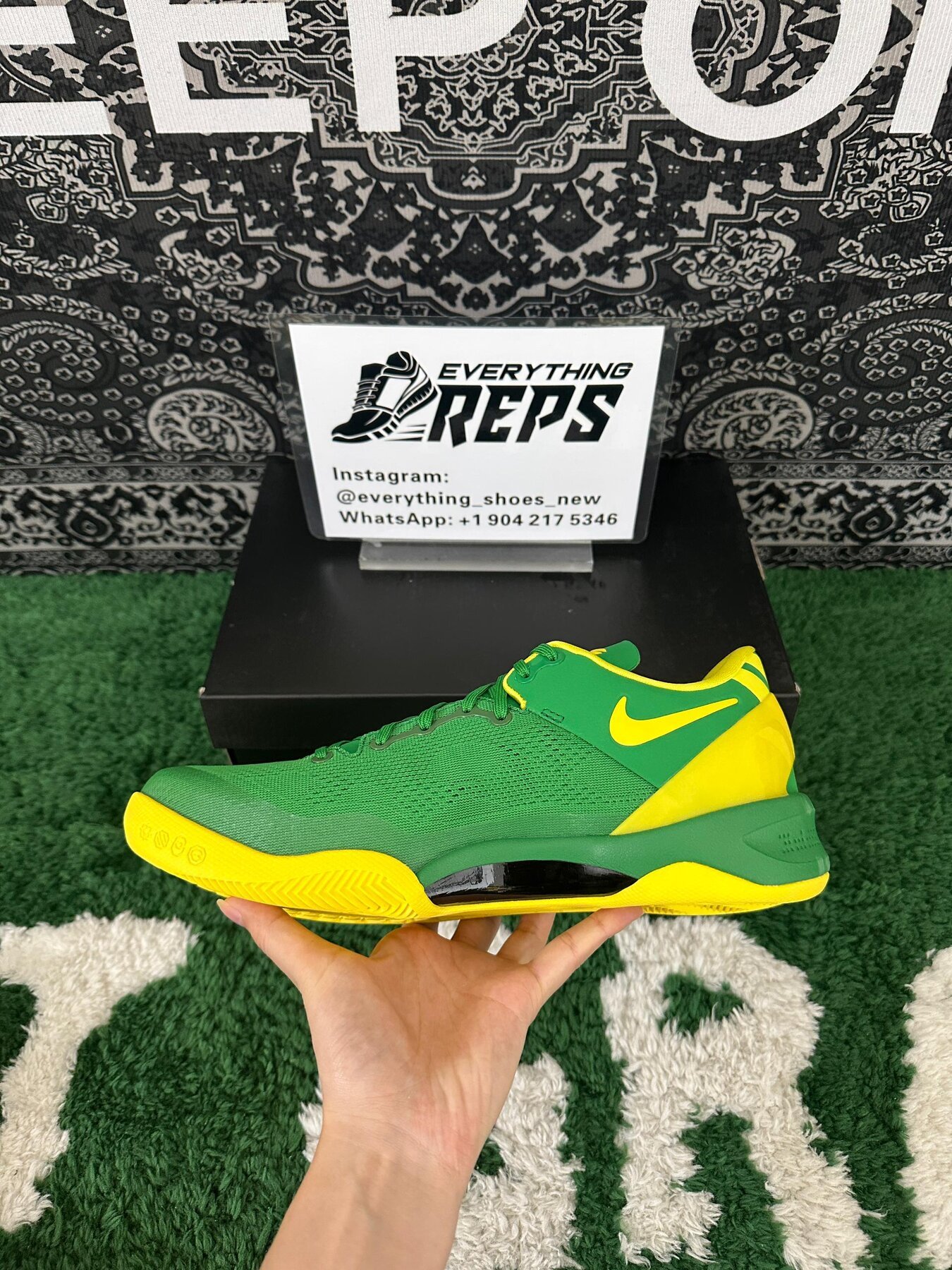 Zoom Kobe Ⅷ System green Yellow - Image 5