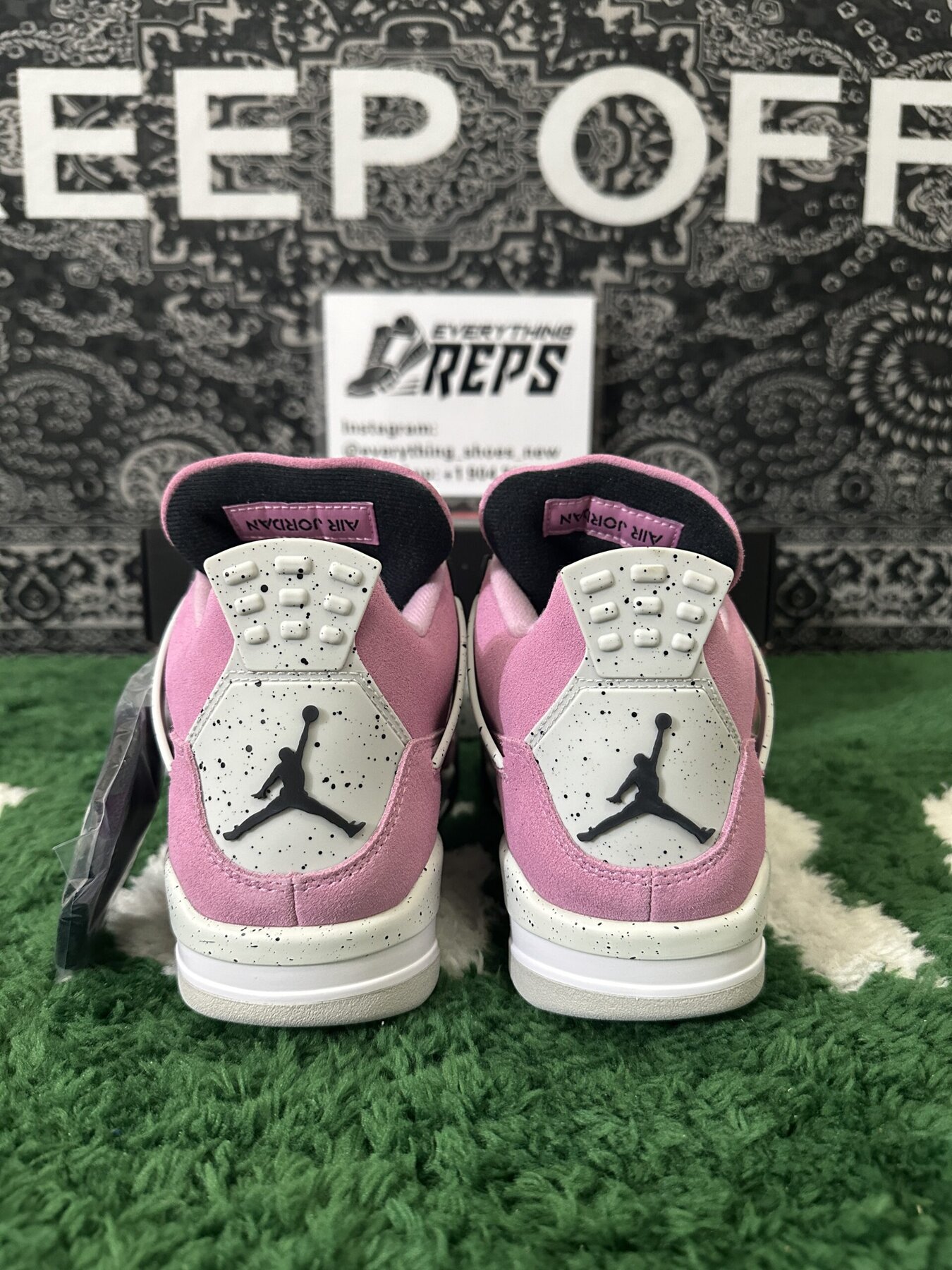 Women's AJ4 Retro Orchid - Image 10