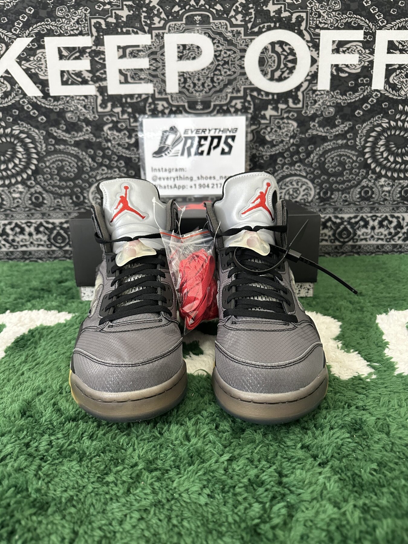 AJ5 Retro Off-White Black - Image 10