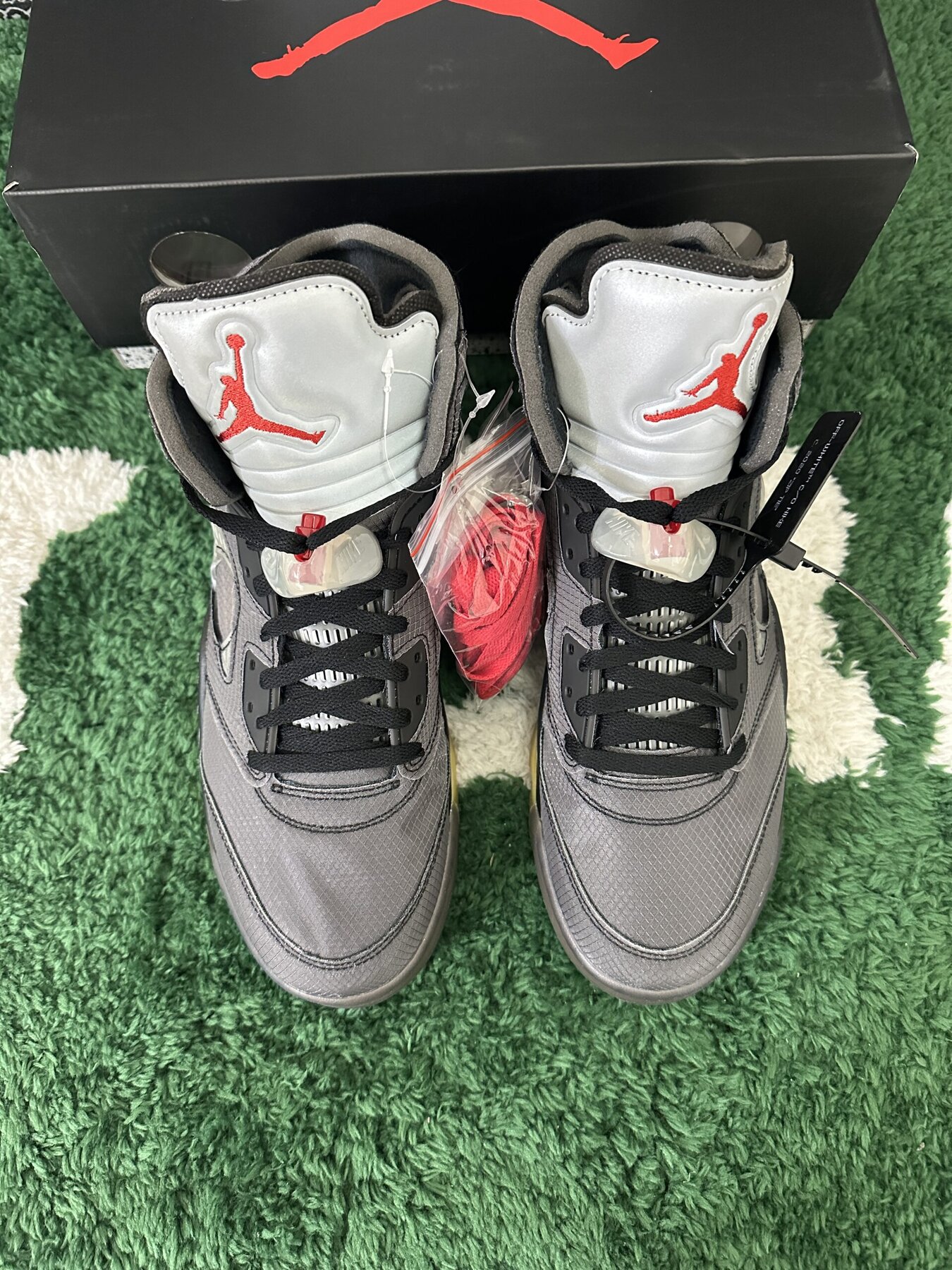 AJ5 Retro Off-White Black - Image 9