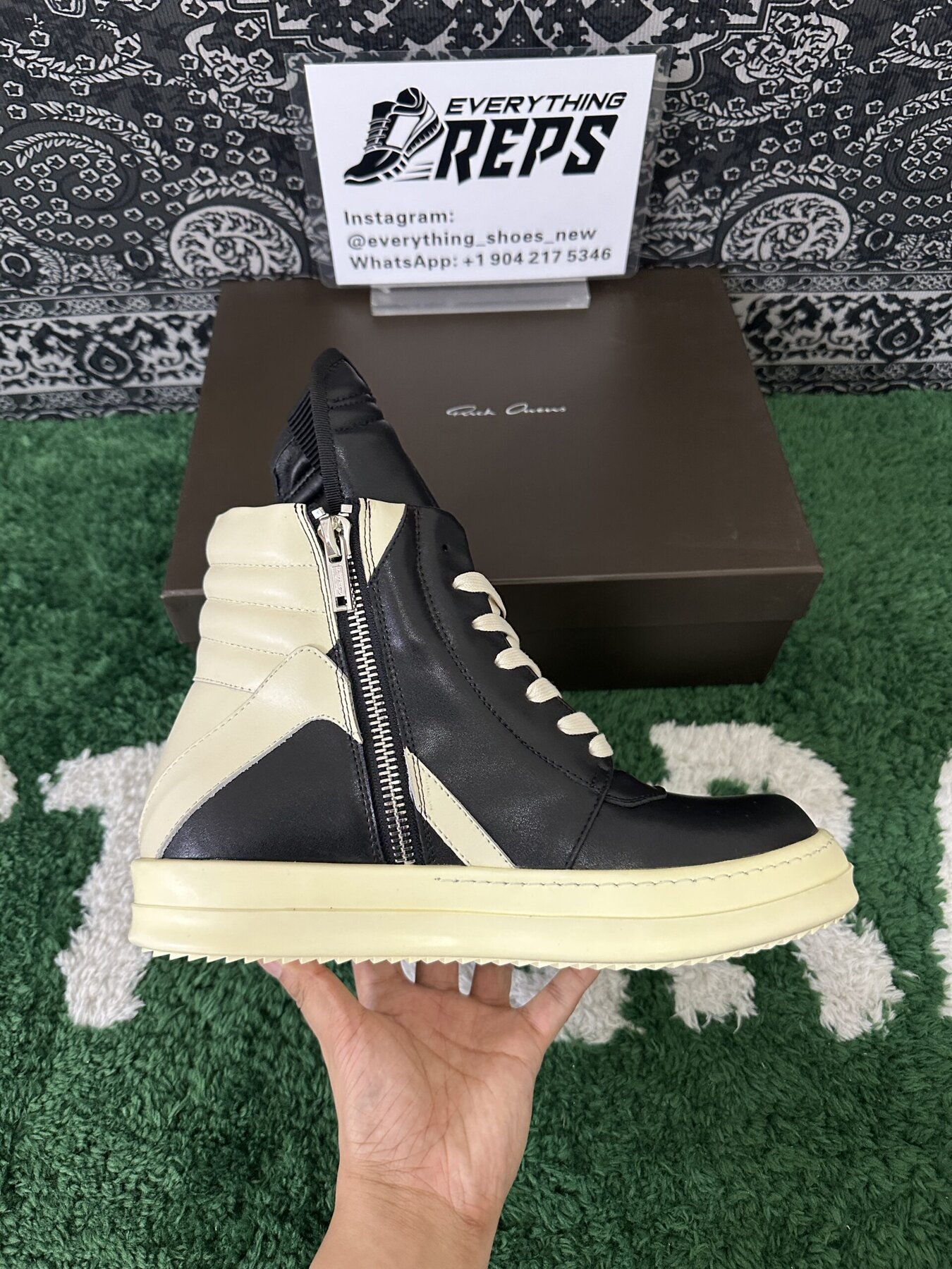 Rick Owens Sneakers GeoBasket High-top Black - Image 6