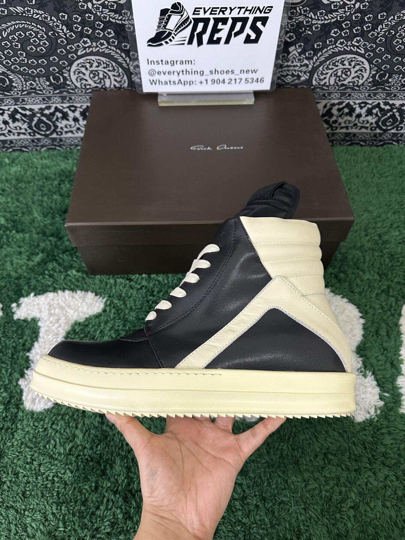 Rick Owens Sneakers GeoBasket High-top Black - Image 5