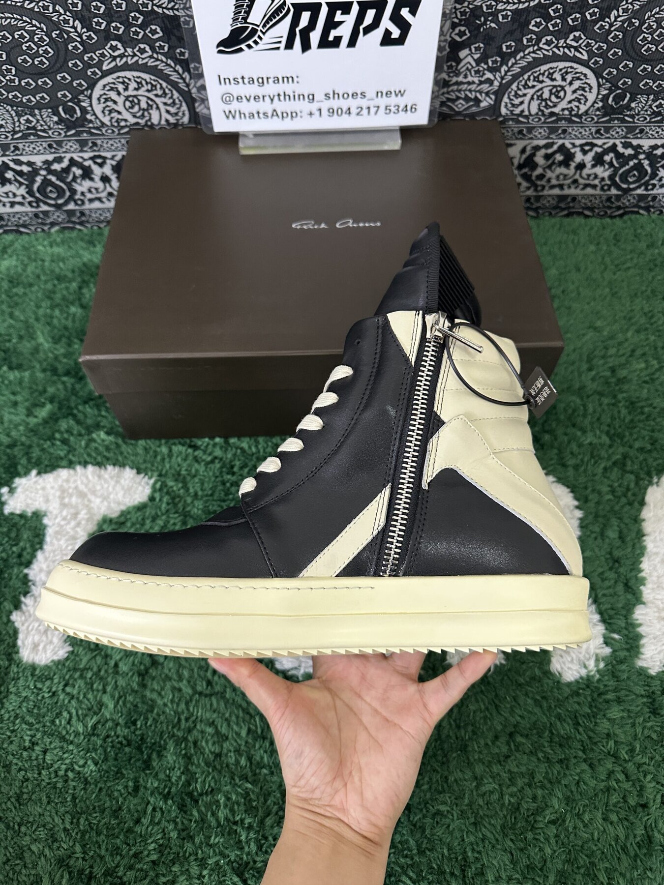 Rick Owens Sneakers GeoBasket High-top Black - Image 4