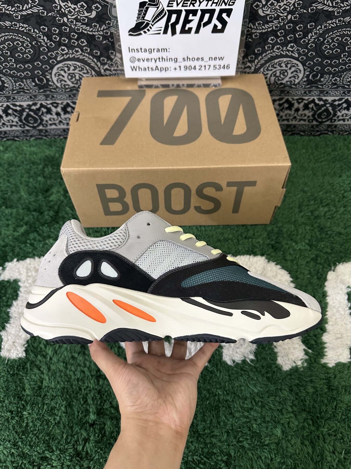 adidas Yeezy Boost 700 Wave Runner Solid Grey - Image 7
