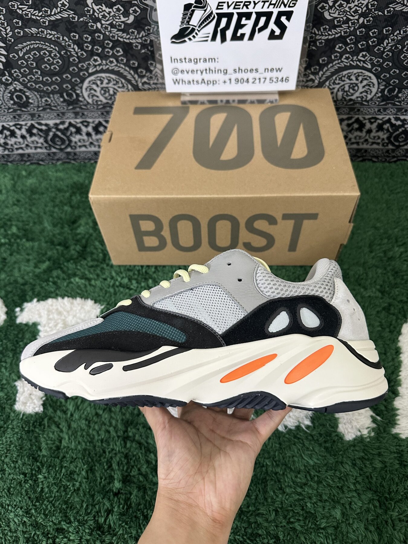 adidas Yeezy Boost 700 Wave Runner Solid Grey - Image 6
