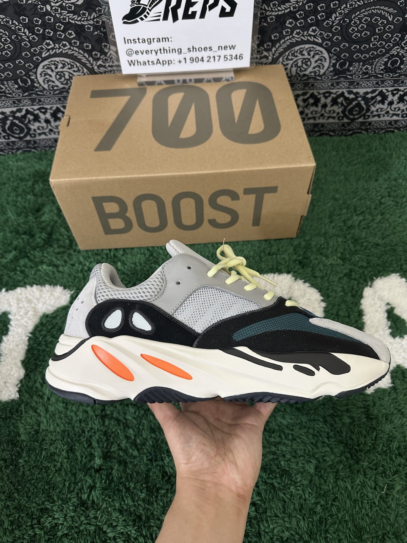adidas Yeezy Boost 700 Wave Runner Solid Grey - Image 5