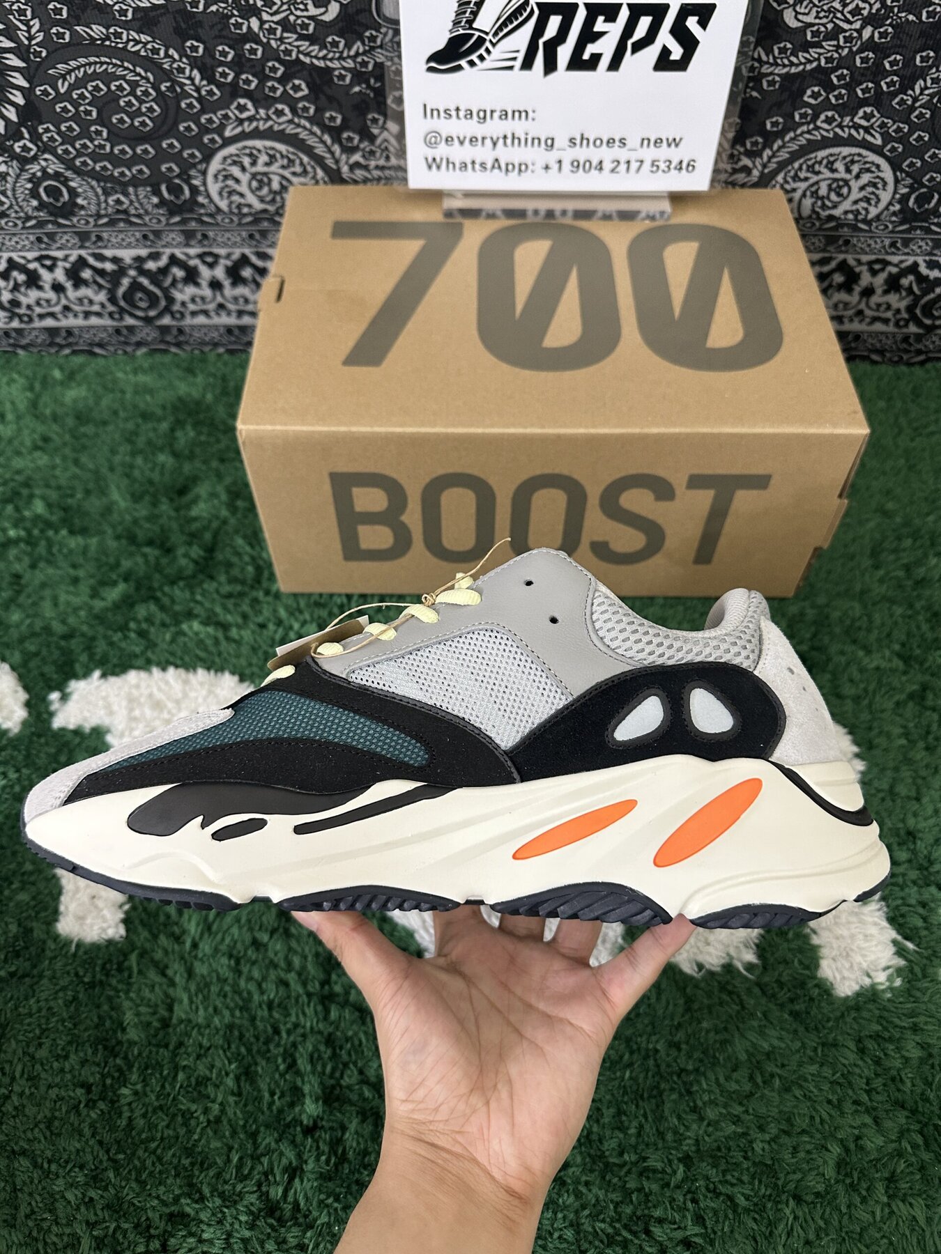 adidas Yeezy Boost 700 Wave Runner Solid Grey - Image 4