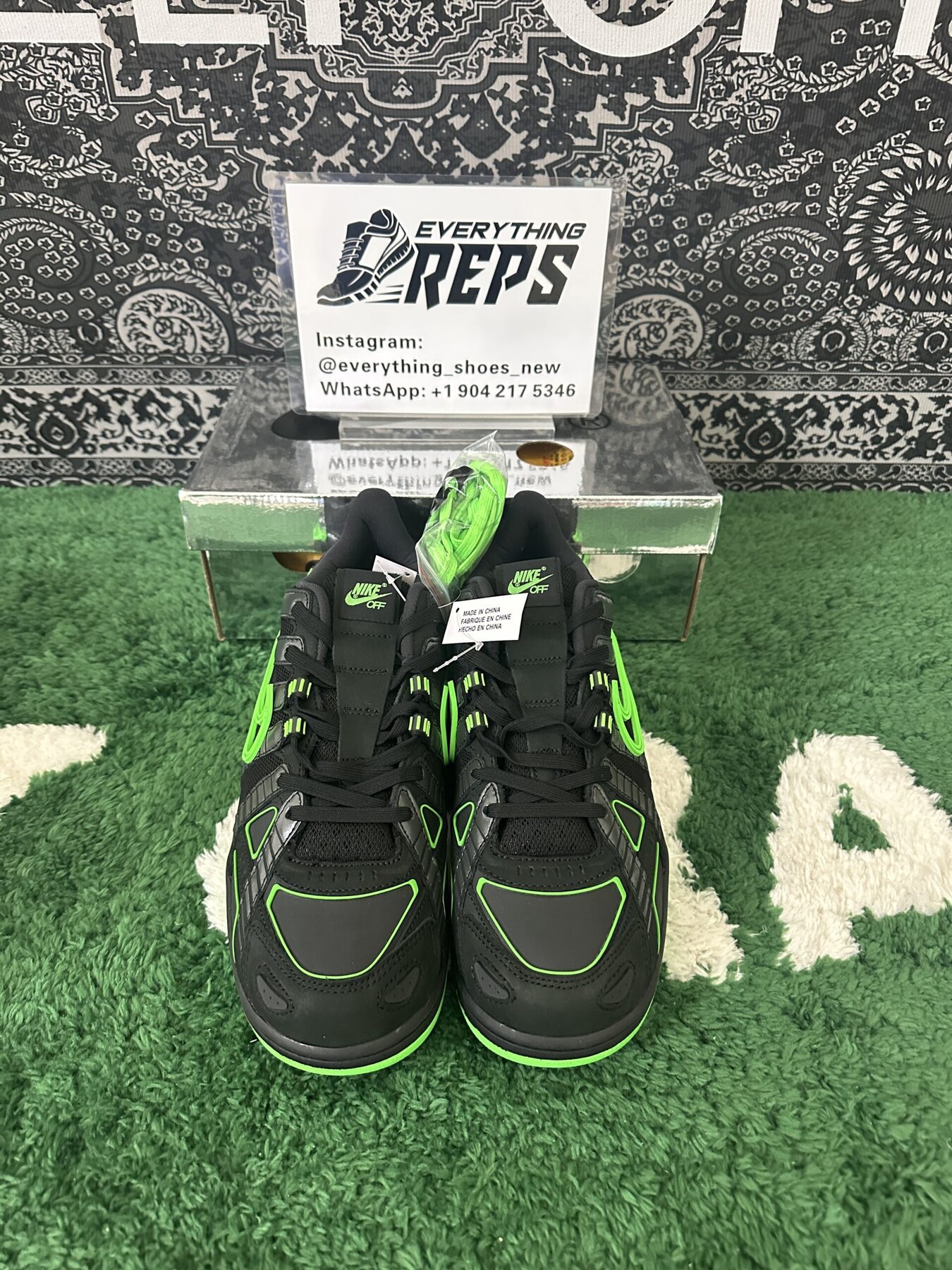 Air Rubber Dunk Off-White Green Strike - Image 10