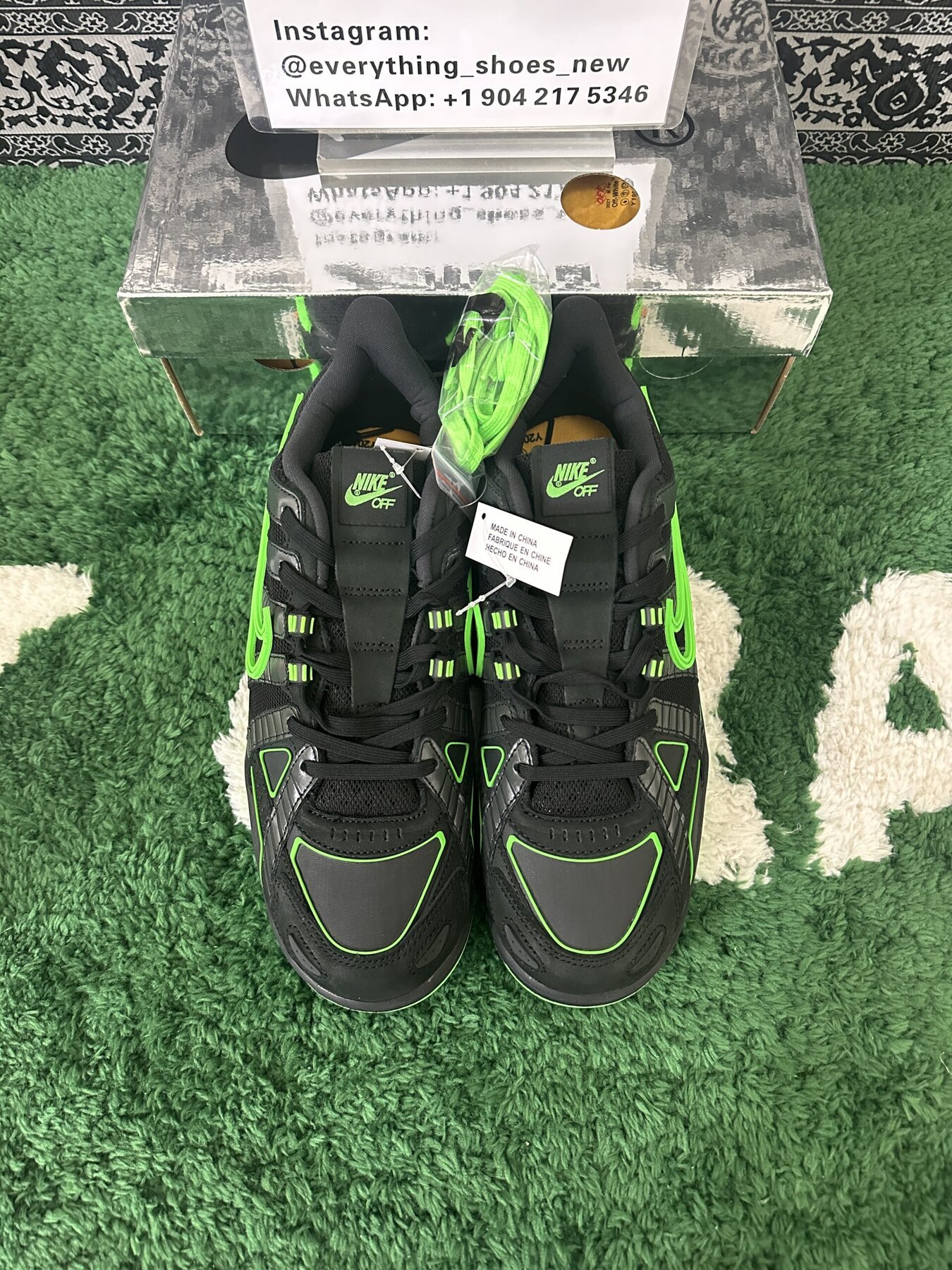 Air Rubber Dunk Off-White Green Strike - Image 9