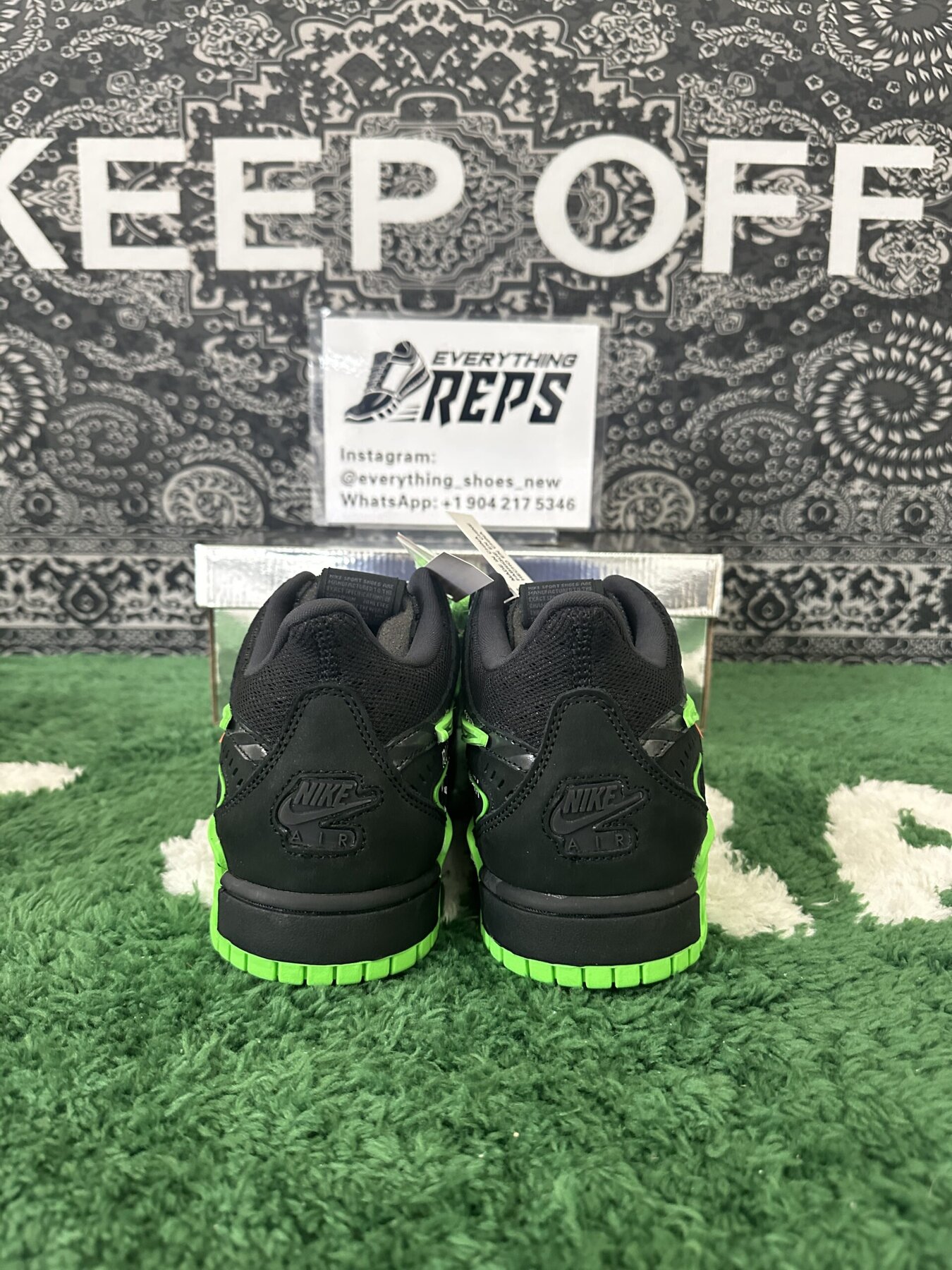 Air Rubber Dunk Off-White Green Strike - Image 8