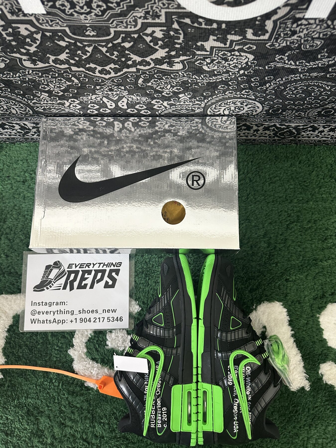 Air Rubber Dunk Off-White Green Strike - Image 3