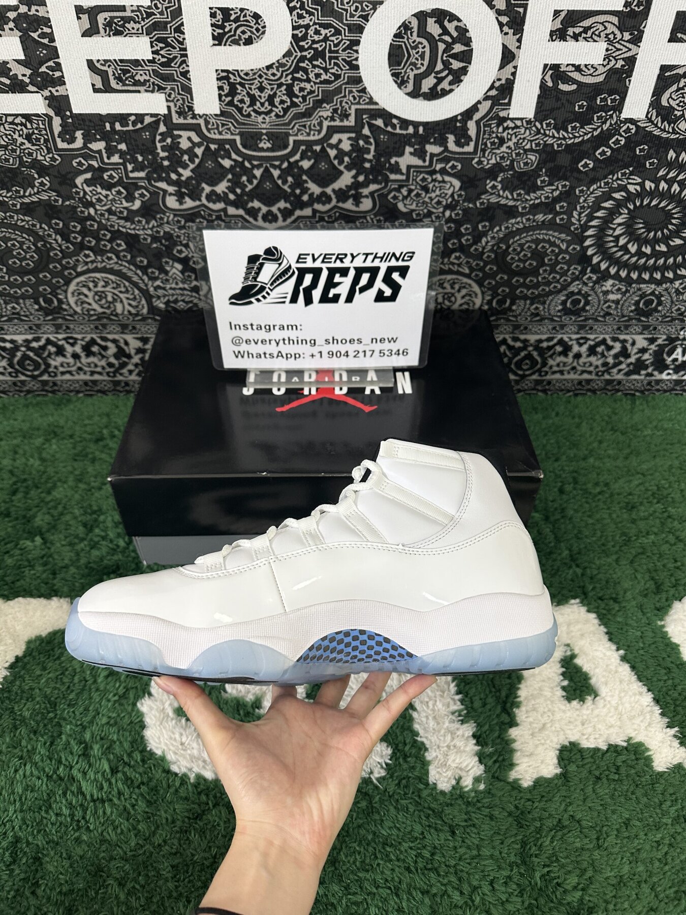 AJ11 Legend Blue Columbia - Image 7