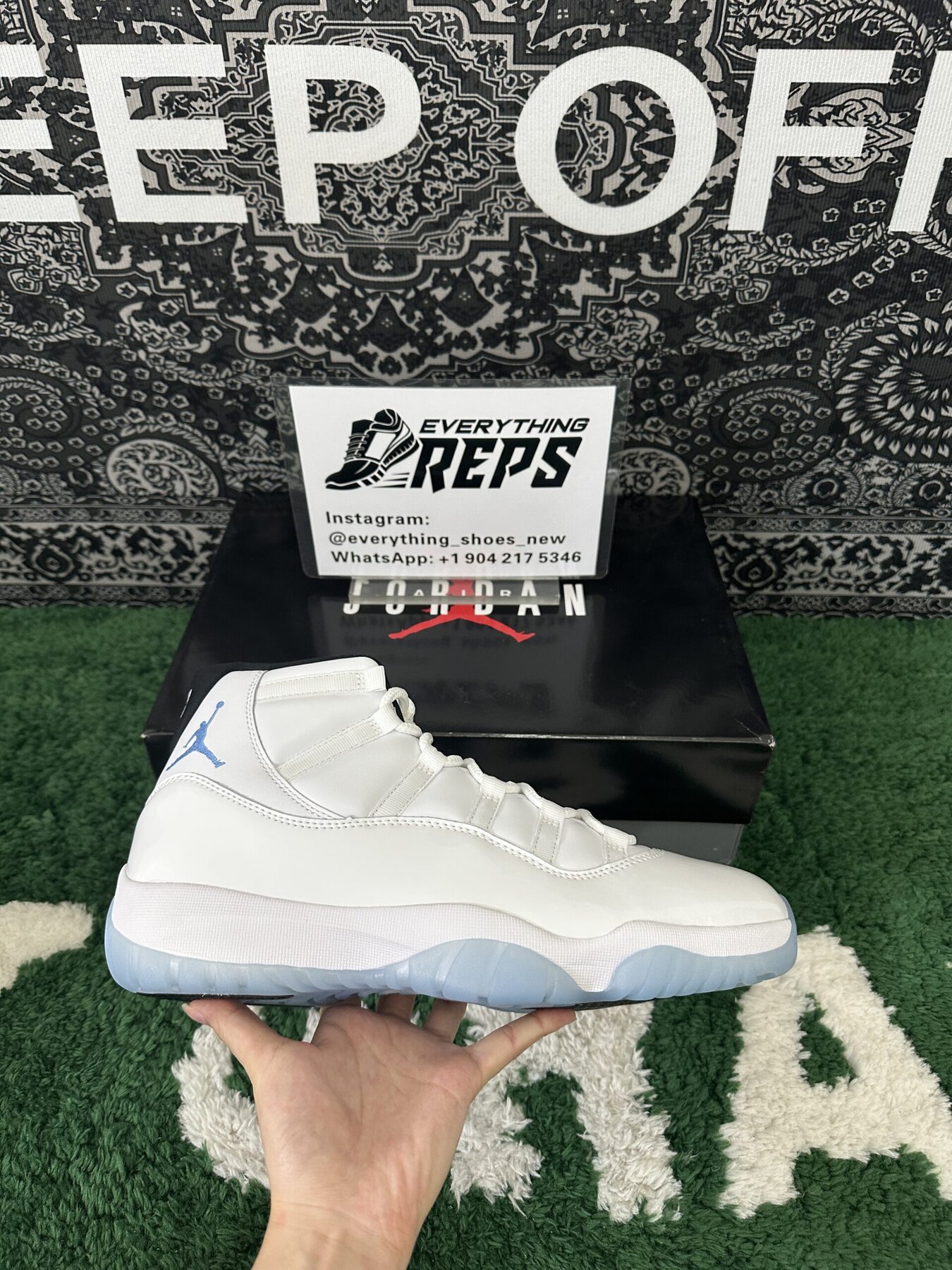 AJ11 Legend Blue Columbia - Image 6