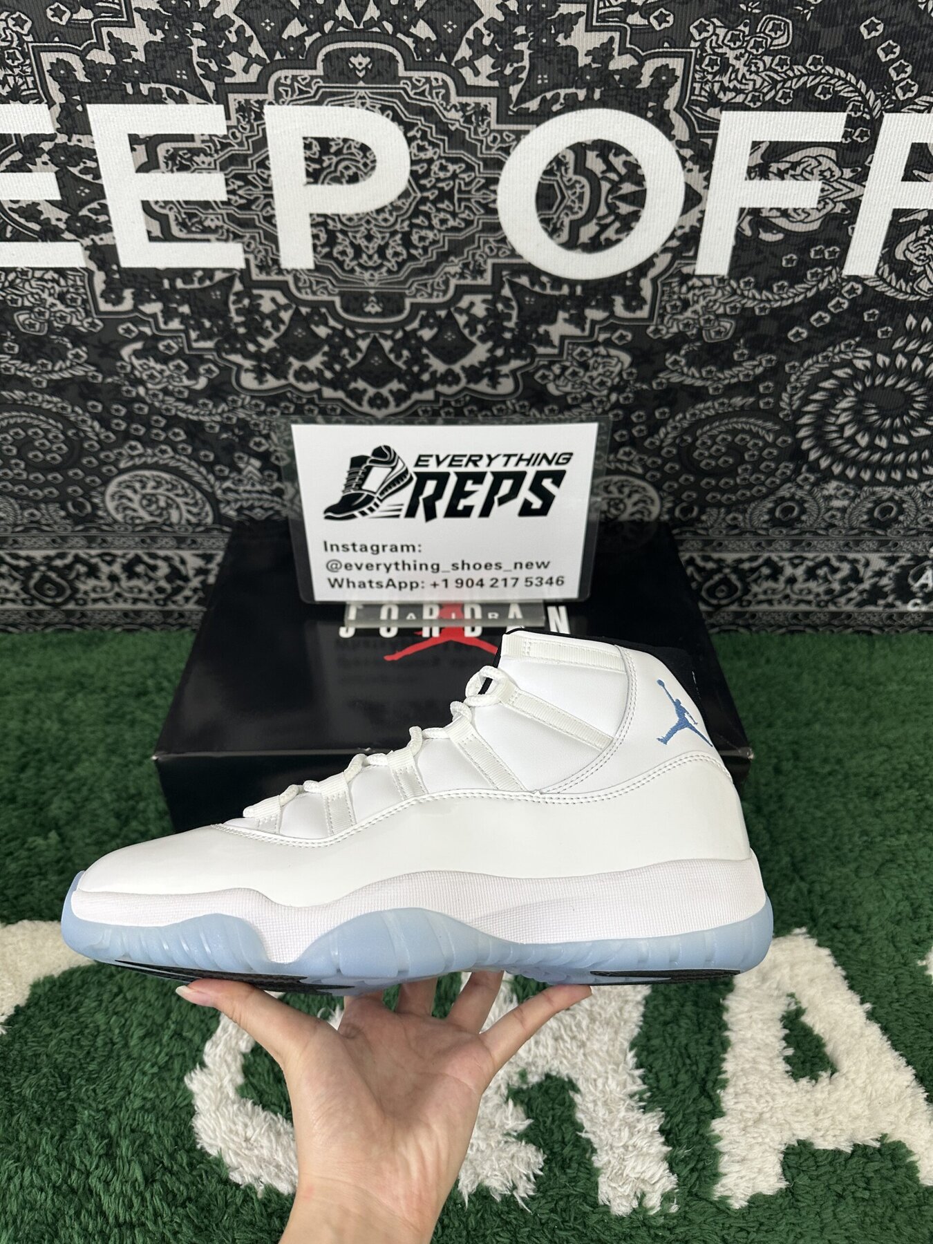 AJ11 Legend Blue Columbia - Image 5