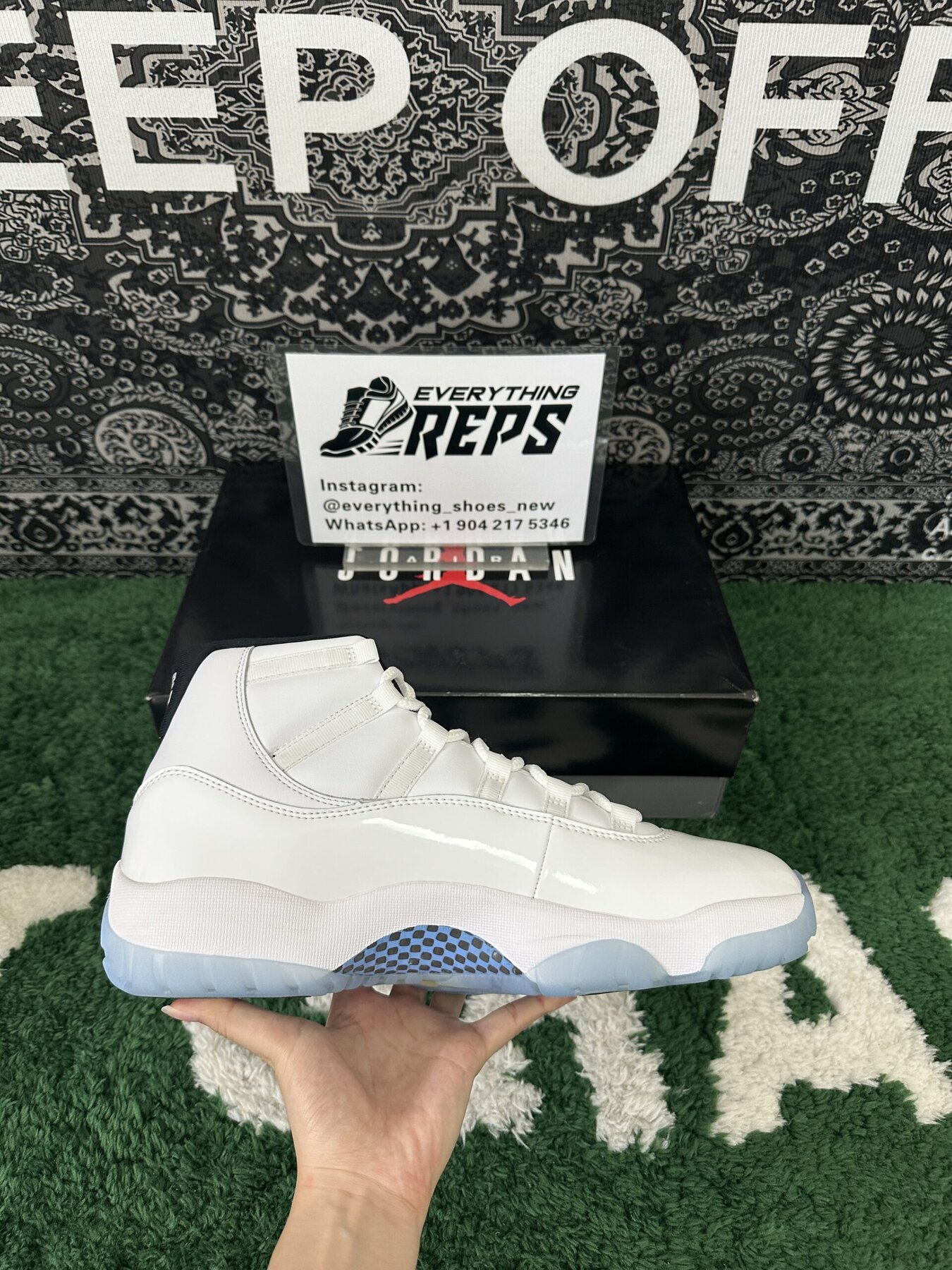 AJ11 Legend Blue Columbia - Image 4