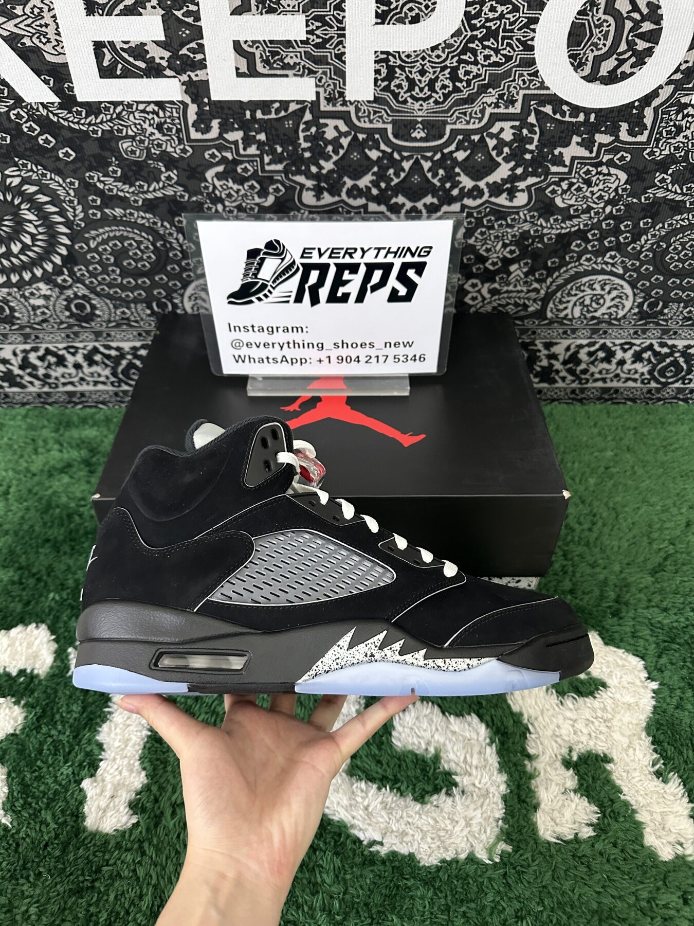 AJ5 Black Metallic Reimagined - Image 6