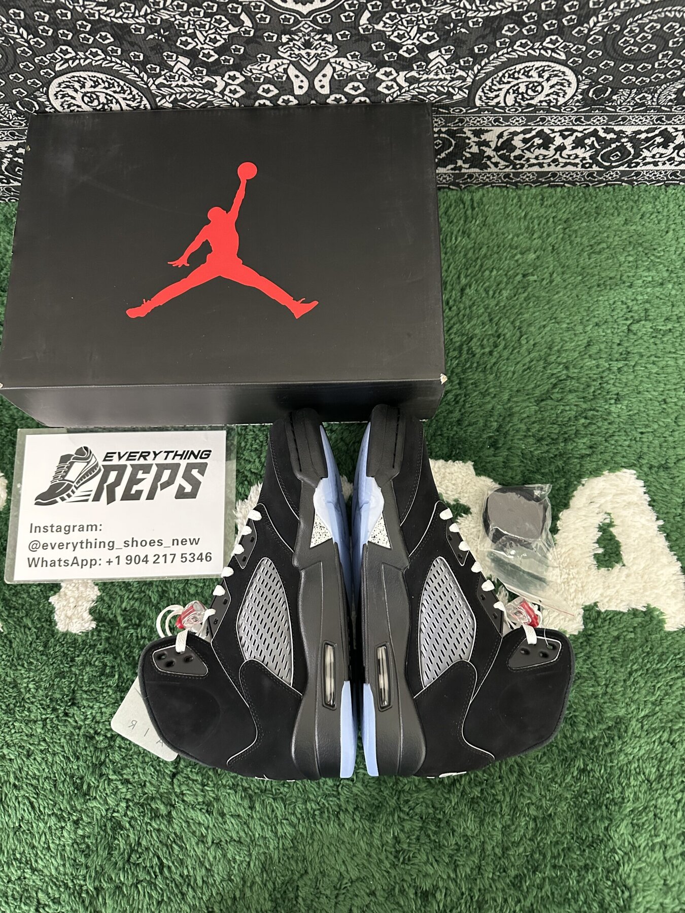 AJ5 Black Metallic Reimagined - Image 3