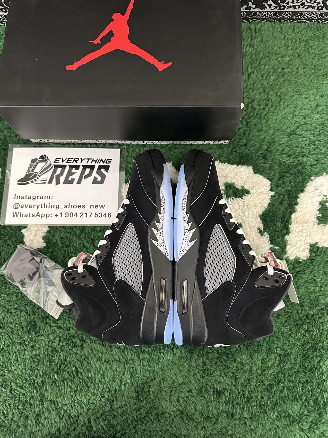 AJ5 Black Metallic Reimagined - Image 2