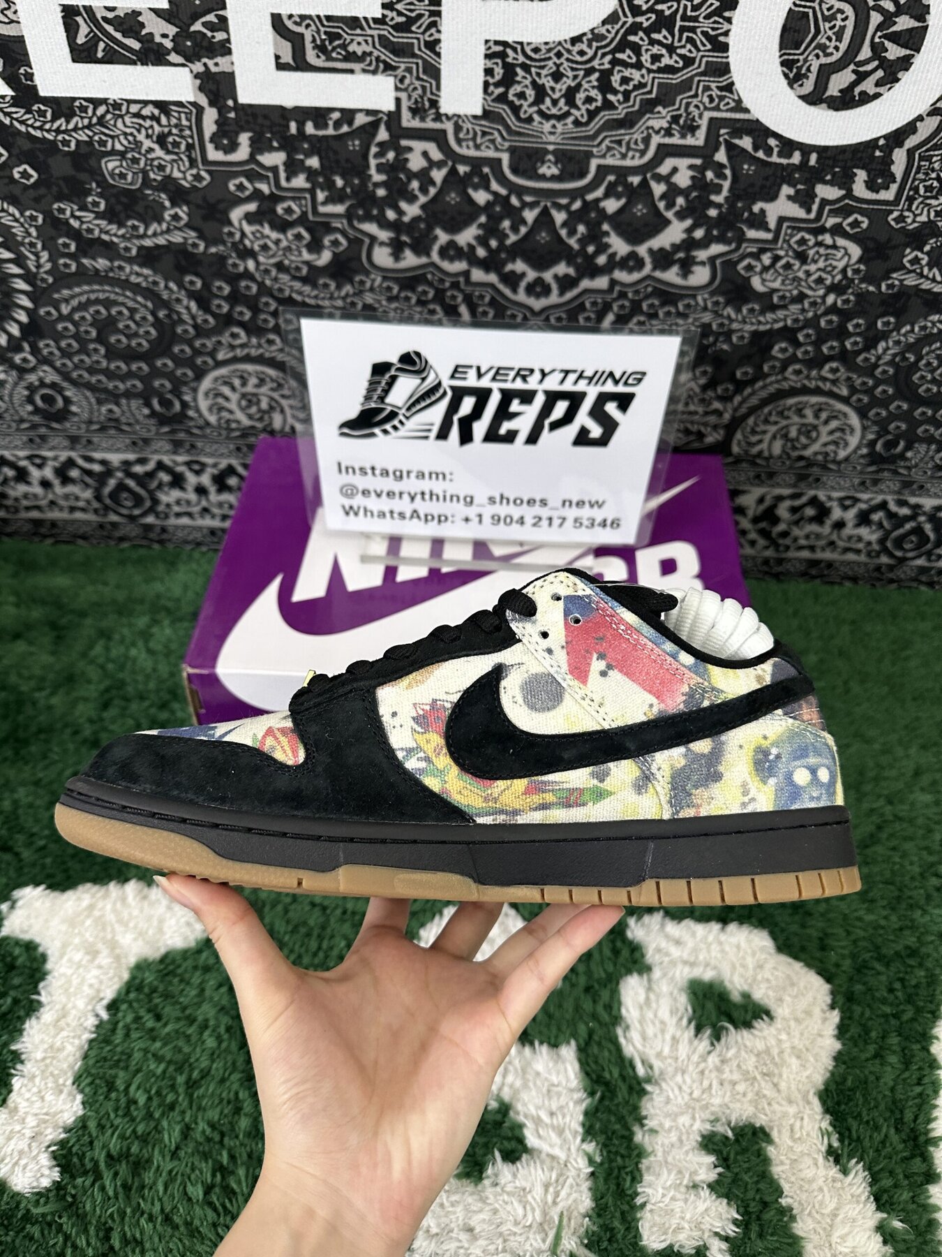 SB Dunk Low Supreme Rammellzee - Image 7