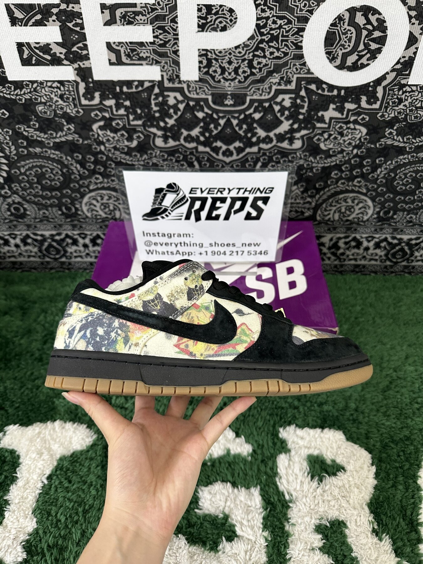 SB Dunk Low Supreme Rammellzee - Image 6