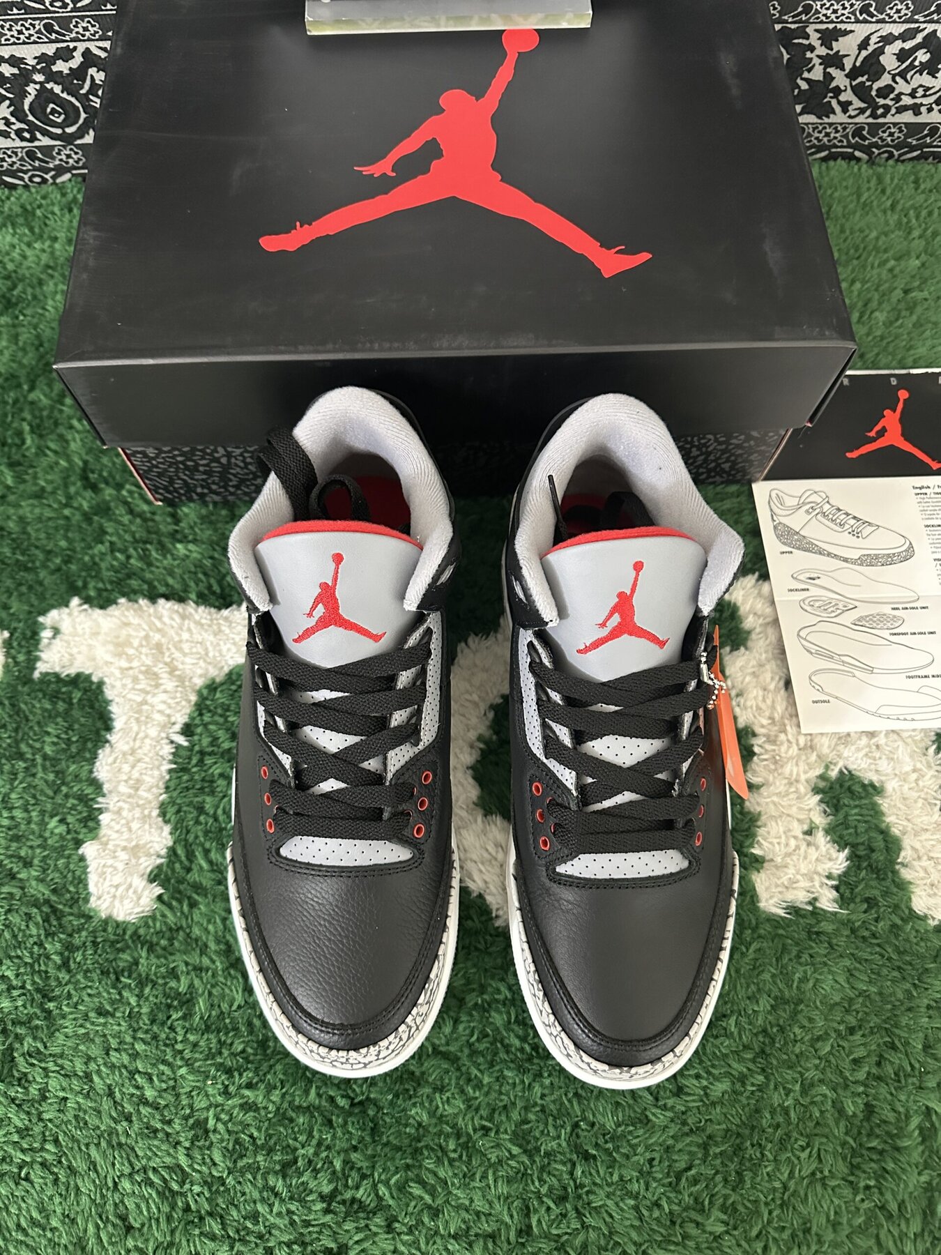 AJ3 Retro Black Cement - Image 9