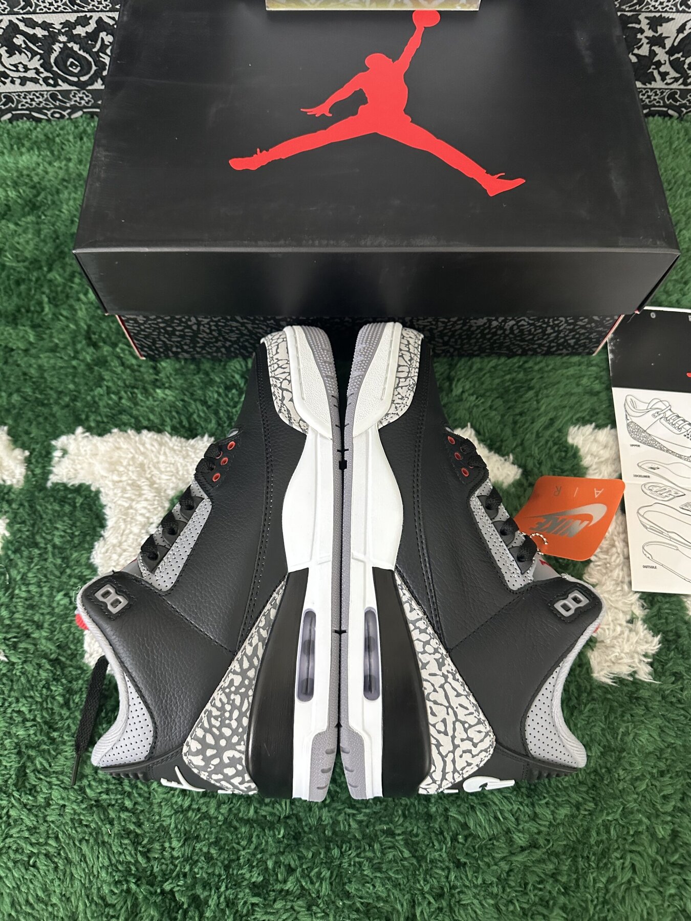 AJ3 Retro Black Cement - Image 2